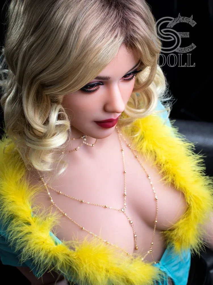 F963-163cm(5.3ft)-37kg Regina.D E Cup TPE Blonde Sexy Celebrity Mature Women Sex Doll|SE Doll view 8
