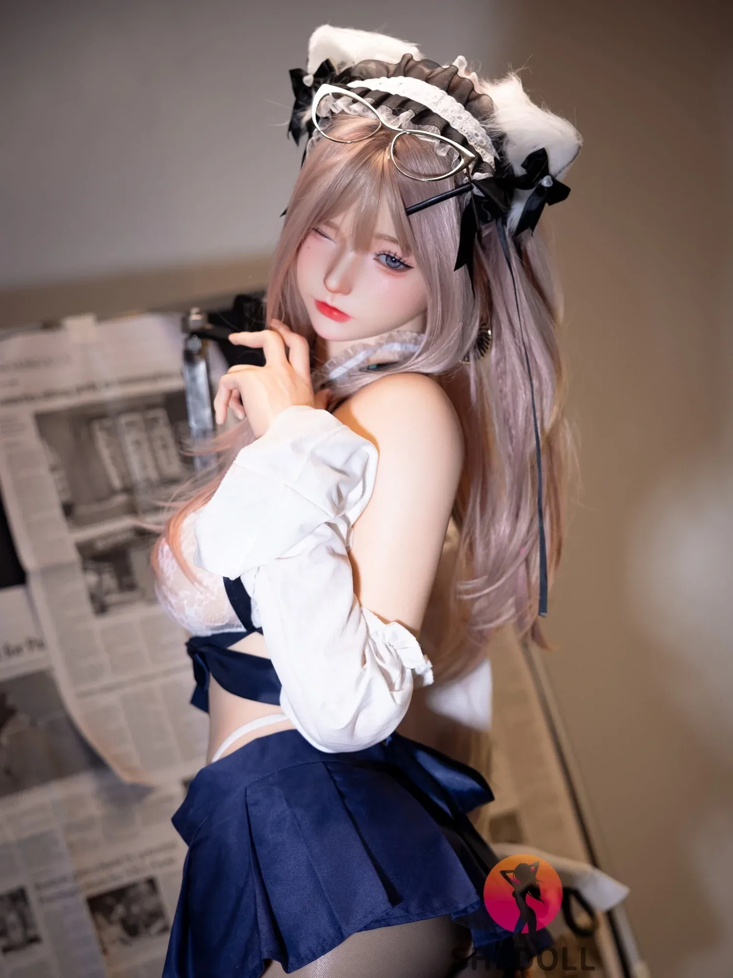 F6264—168cm\/5ft5-47kg D Cup Lifelike Asian Movable Eyes ROS Silicone Sex Doll | SHEDOLL view 4