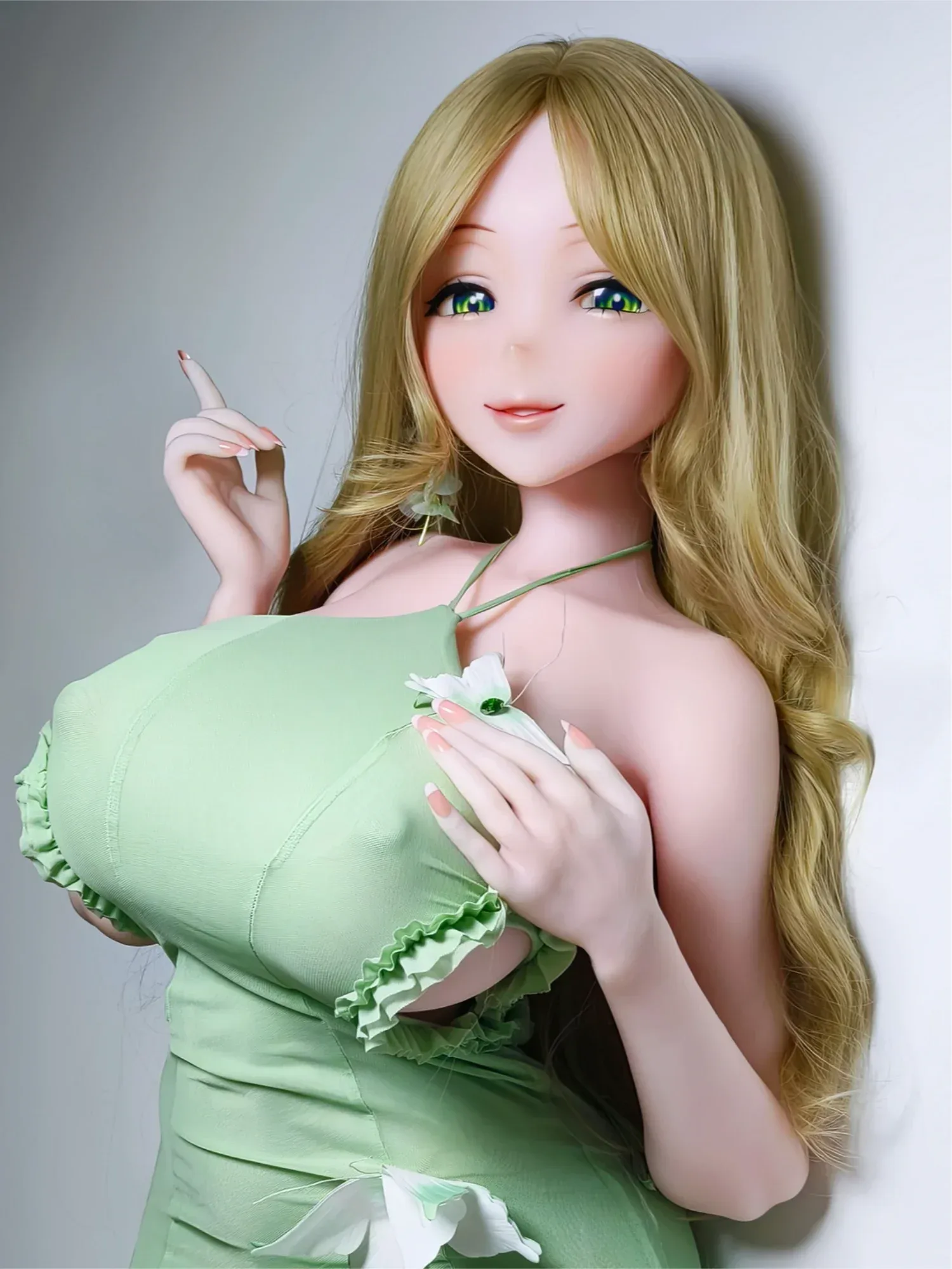 F9326-163cm\/5ft4-39kg Silicone Anime Life Sized Sex Dolls | Elsa Babe view 6