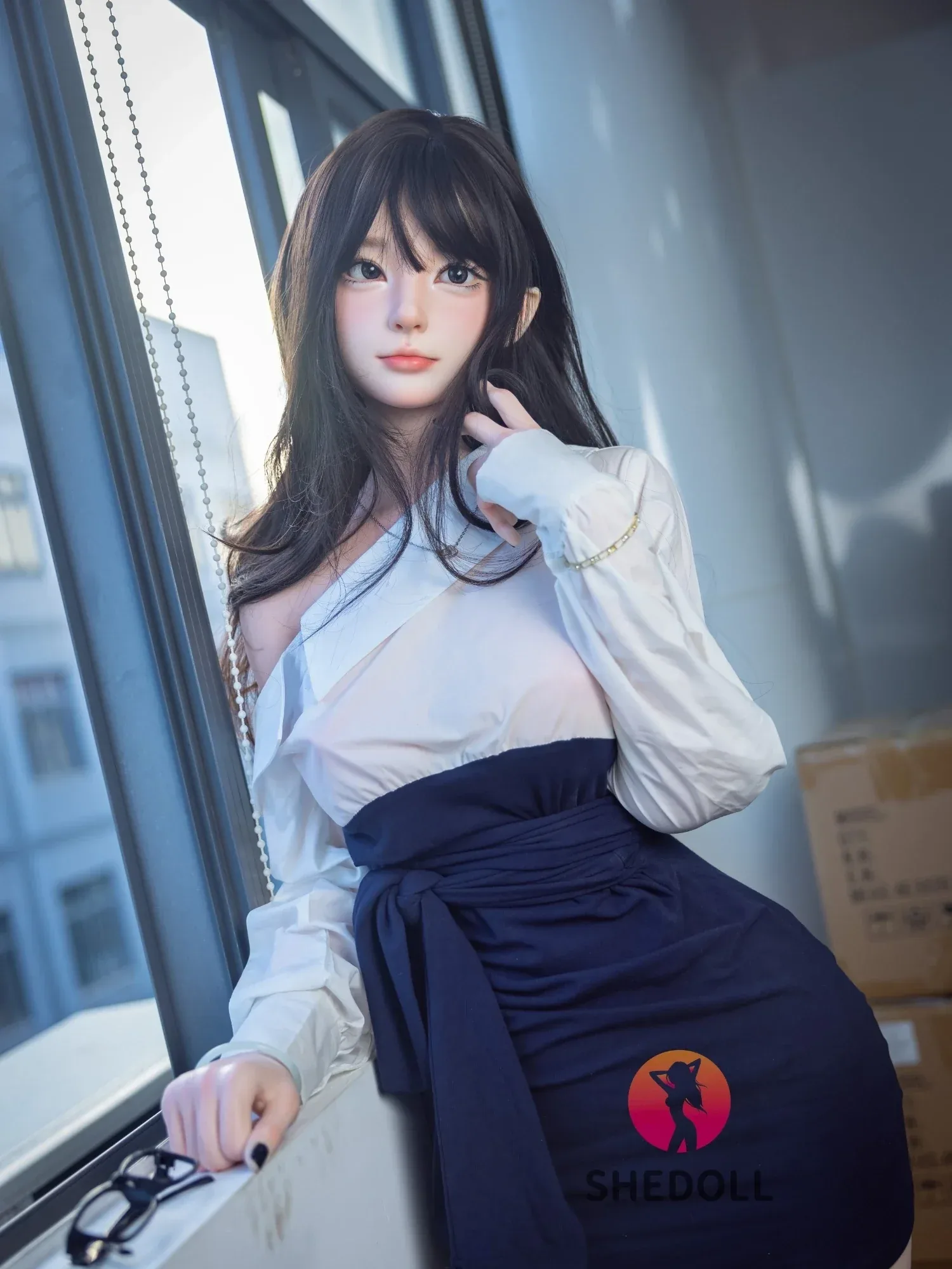 F6169—168cm\/5ft5-47kg D Cup Asian Sex Doll Porn Star ROS Silicone Sex Doll | SHEDOLL view 6
