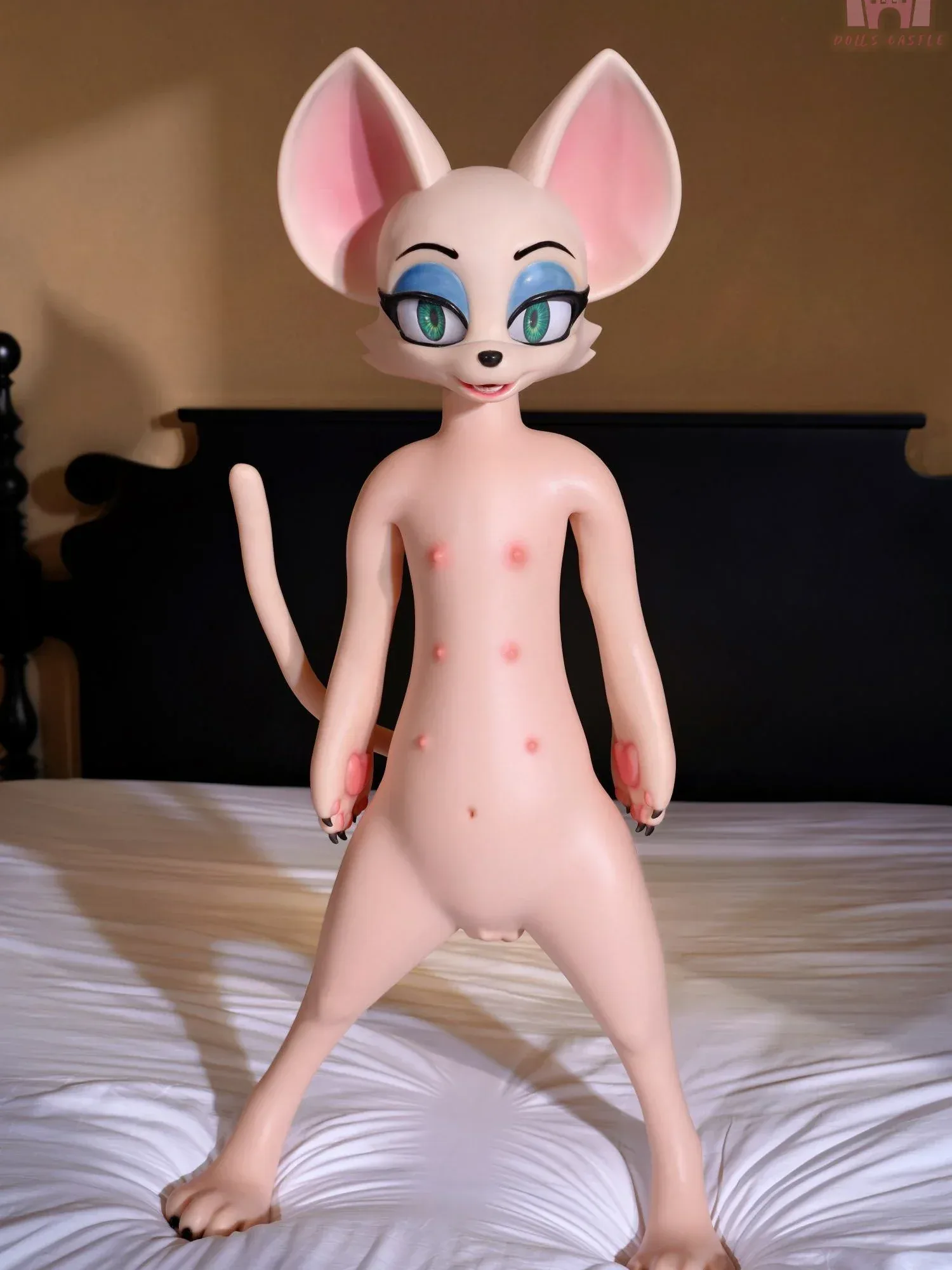 F9362-19.5kg Silicone Bat Fur Fapdolls Life Like Mini Hentai Sex Doll|Doll Castle view 2