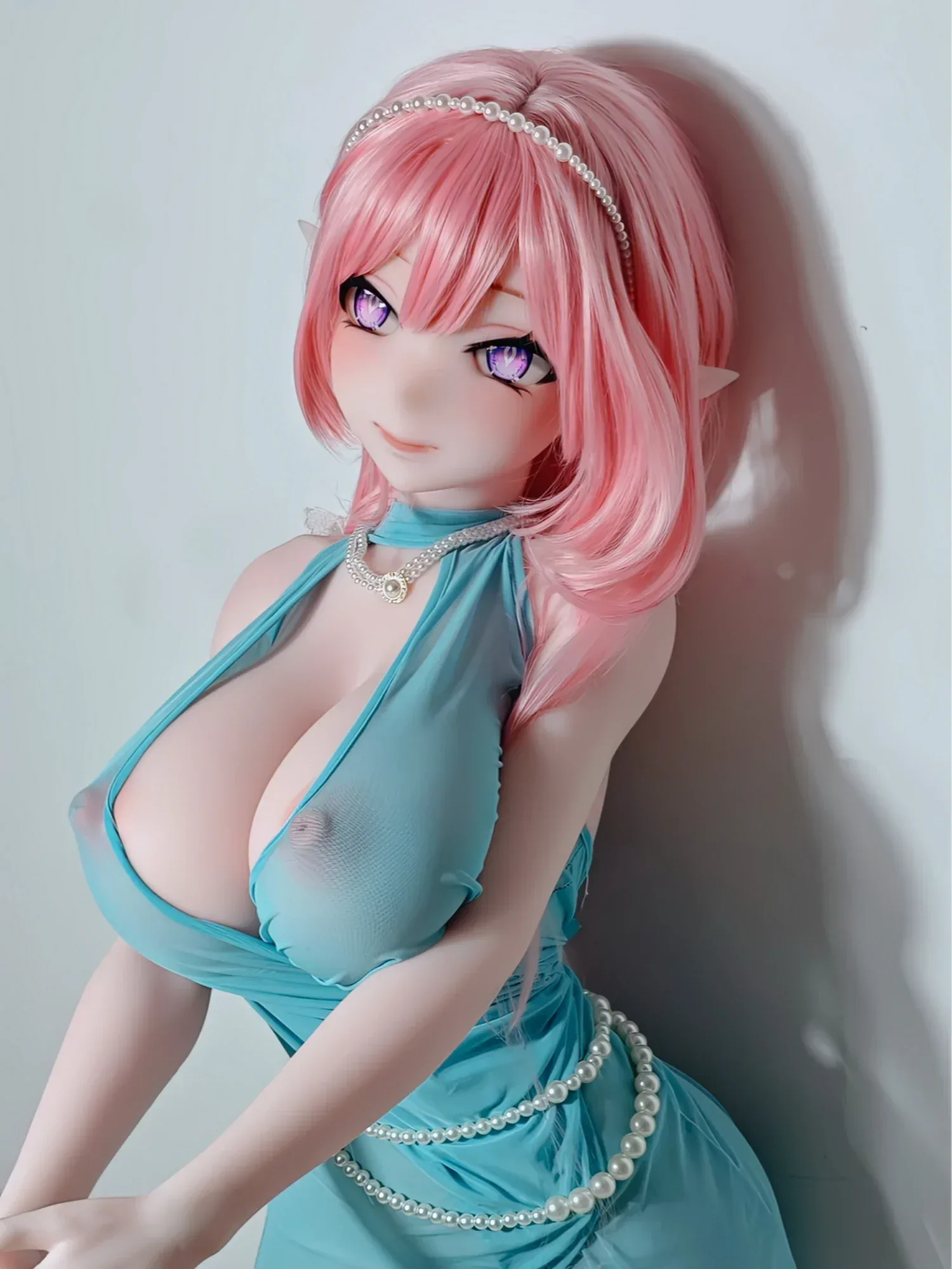 F9279-163cm\/5ft4-39kg Silicone Anime naked doll sex | Elsa Babe view 5