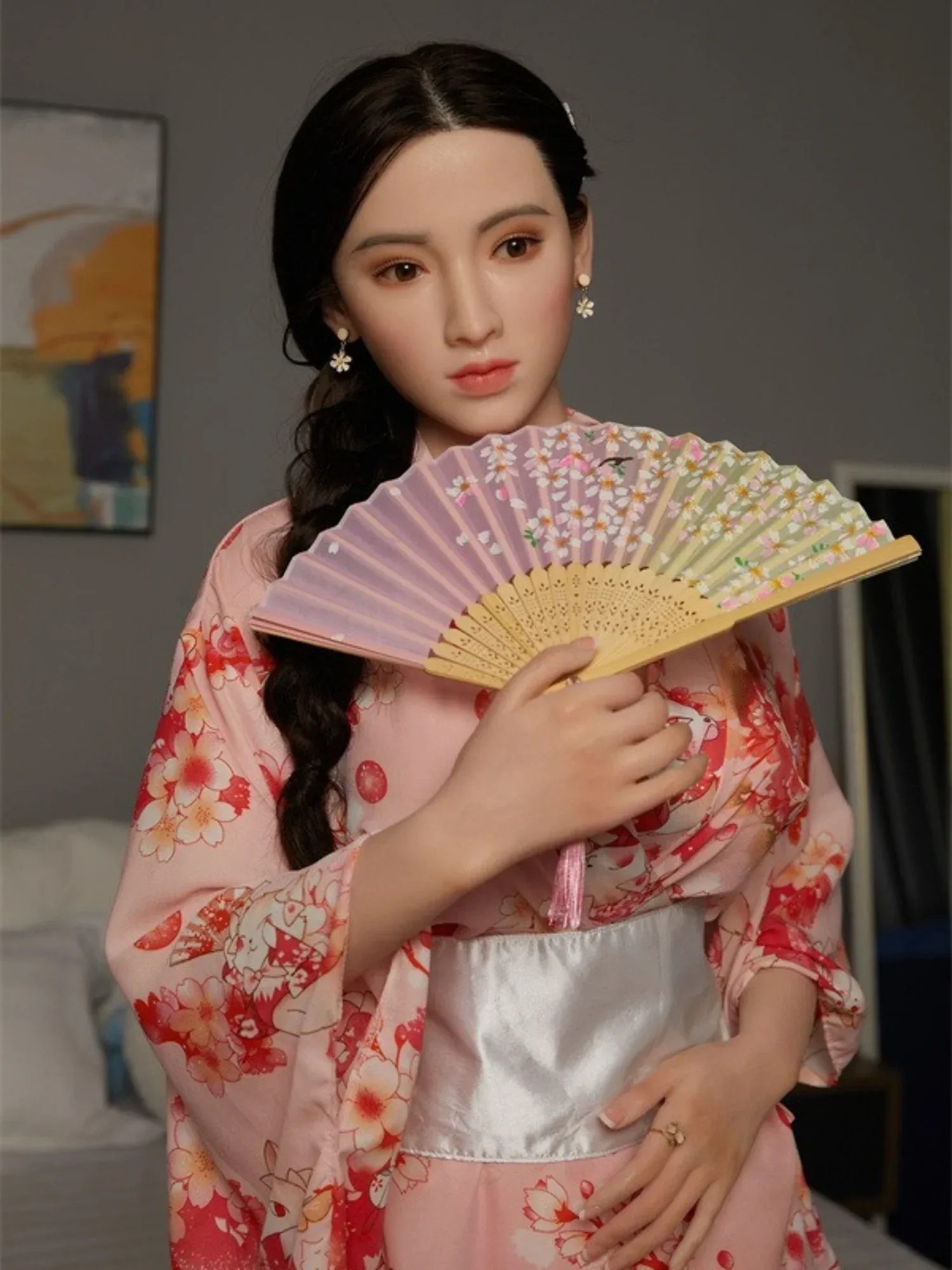F3669—165cm\/5ft4(34kg) Norma F Cup Silicone Japanese Kimono Breasts Sexy Curves Sex Doll | CST Doll view 4