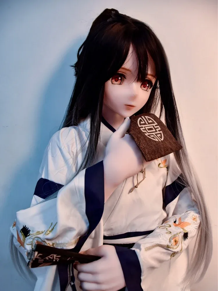 F5457-153cm\/5ft-28kg Silicone Ancient Style Femboy Sex Dolls-Perfect Blend of Ethereal Long Hair  | Elsa Babe view 12