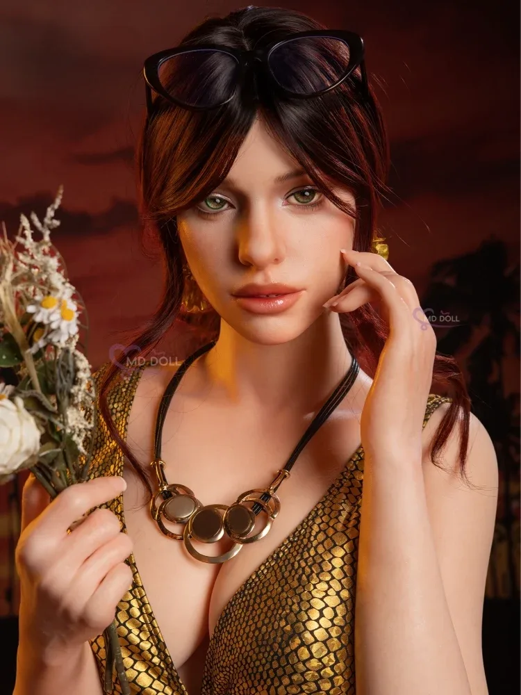 F8182K-166cm\/5ft5-38kg M38 Rose D Cup Life size Silicone Realistic Sex Doll IN STOCK USA | MD Doll