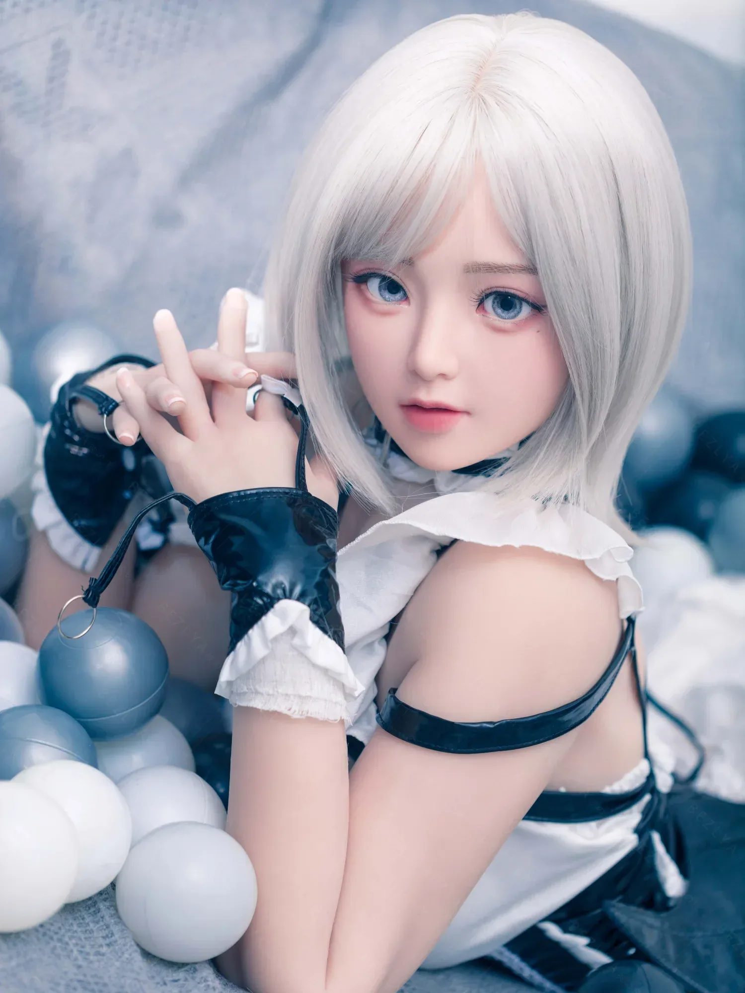 F4768-155Rcm(5.1ft)-37kg 2.0 A Cup Robot Silicone Head Adult Asian Chinese Sex Doll|Bezlya Doll view 5