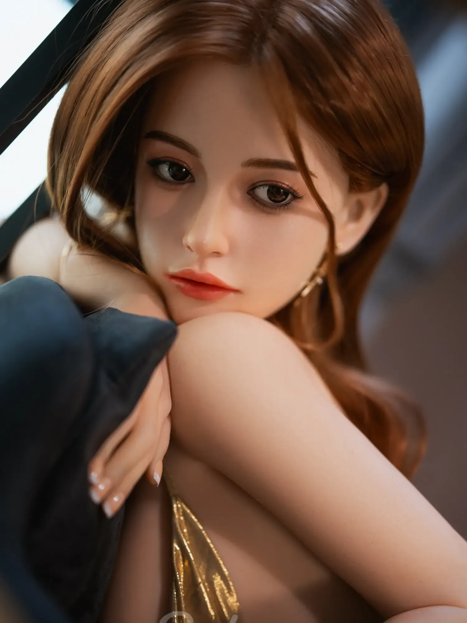 F8525-164cm\/41kg Silicone ROS Head TPE Body Life Size Adult Sex Doll Jada | Ridmii view 10