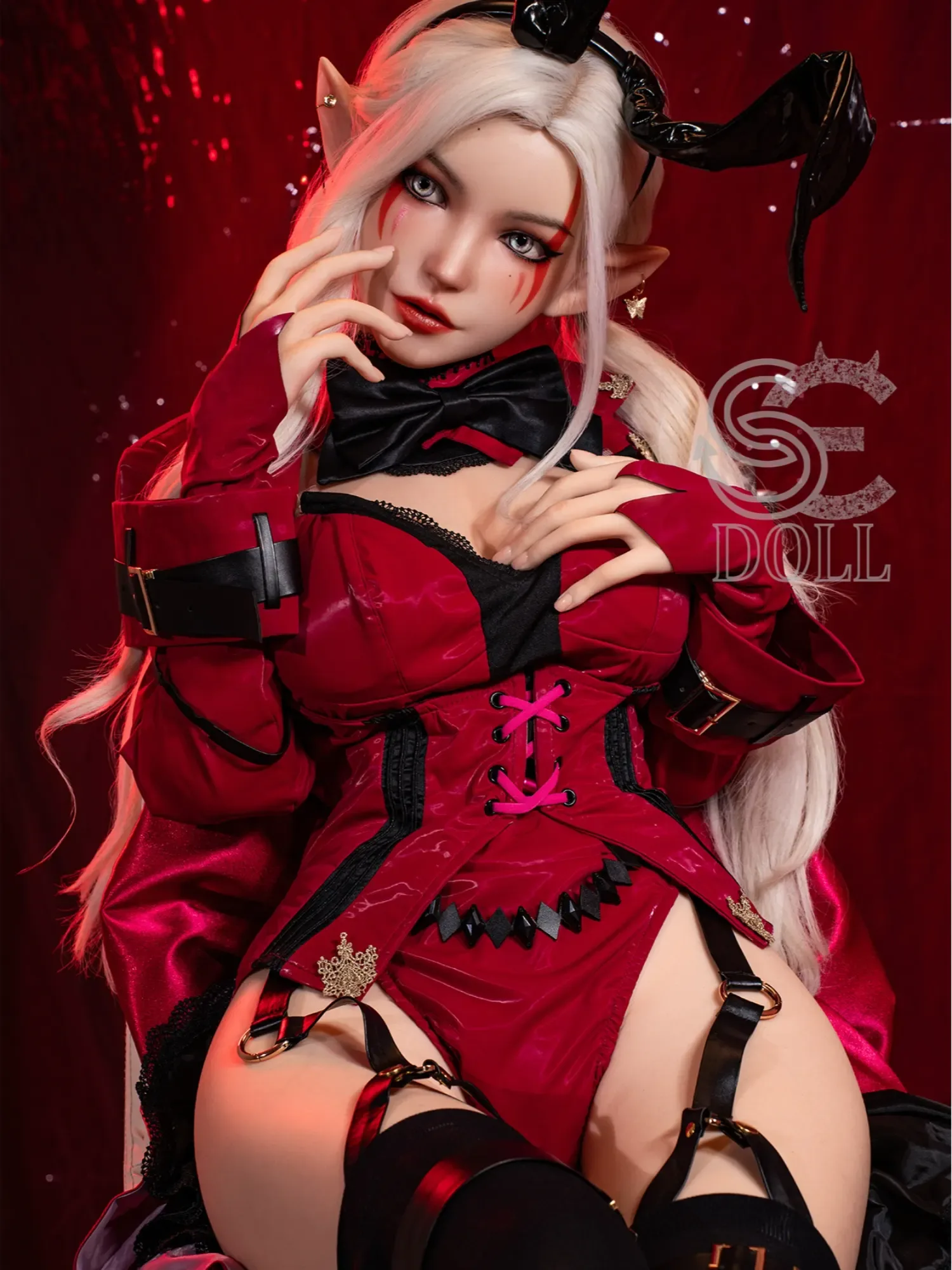 F5686-155cm(5ft1)-23kg Aryana.A E Cup Silicone Anime Big Breasted AI Alien Sex Doll | SE Doll view 5