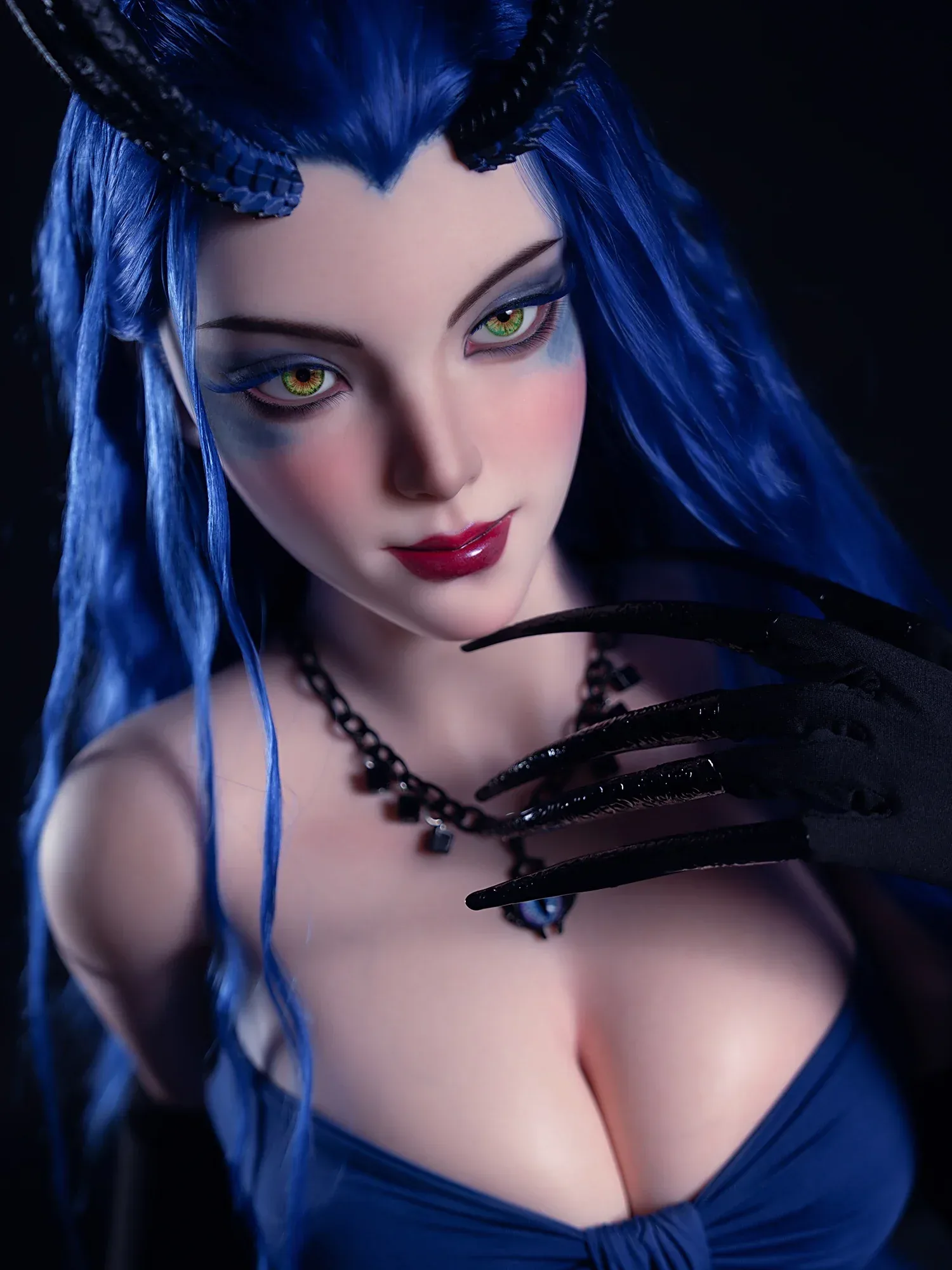 F5929- 164cm(5.4ft)\/36kg D Cup S36# Chinese Mythology Silicone Fantasy Alien Sex Doll 丨Rosretty Doll view 10