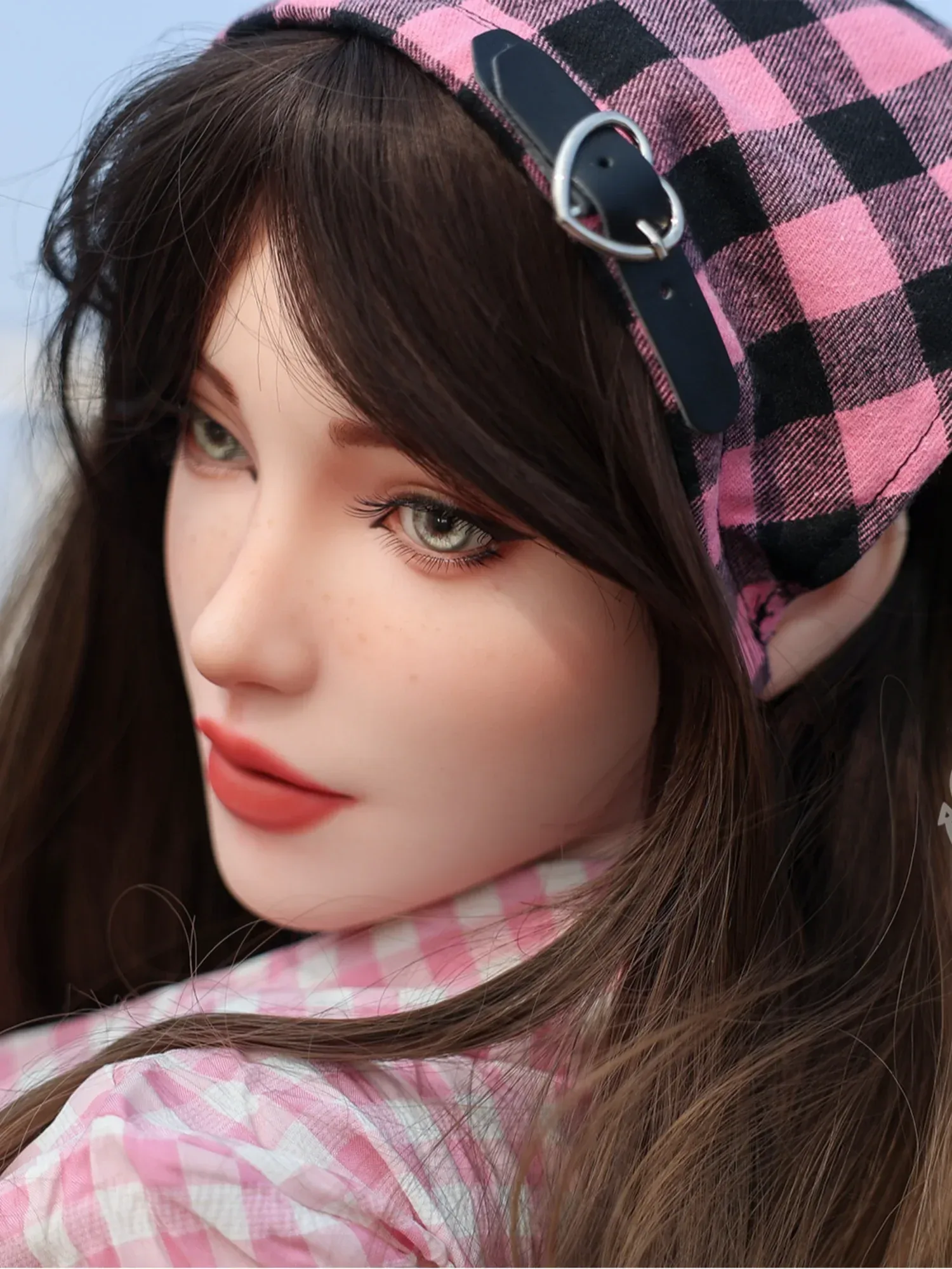 F4802—161cm(5ft3)-34kg Sylvia.B E Cup Fit Real Medium butt Silicone Real Doll Nude|SE Doll view 6