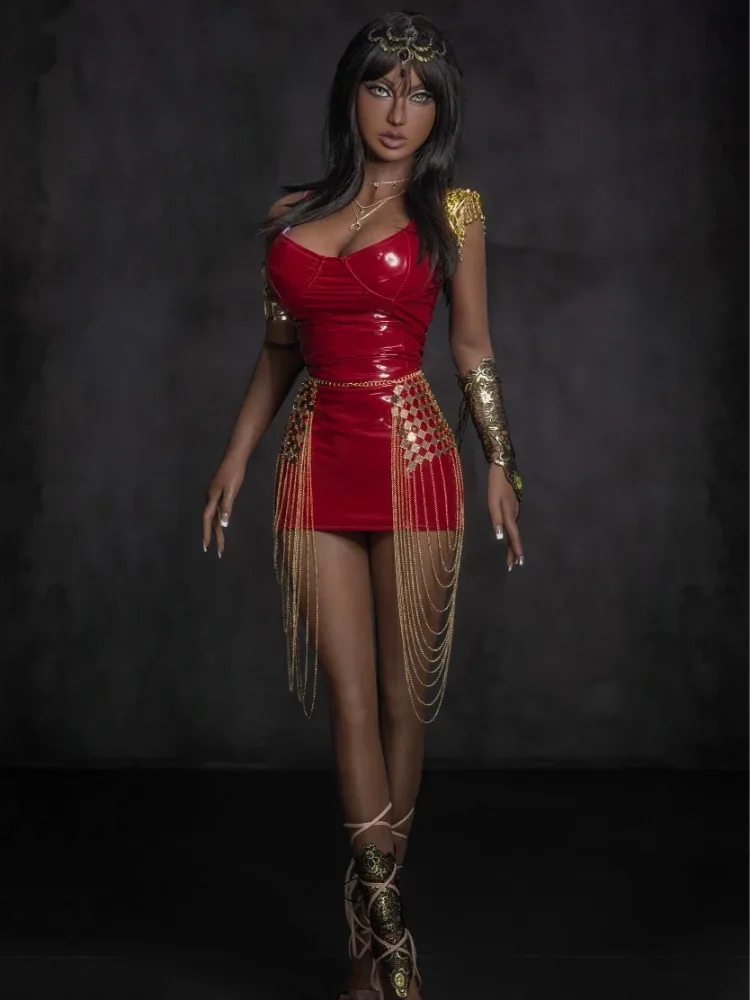 F3412-150cm(4ft9)-72.8lbs F Cup big breast TPE black girl Ebony Sex Doll | Aibei Doll view 8