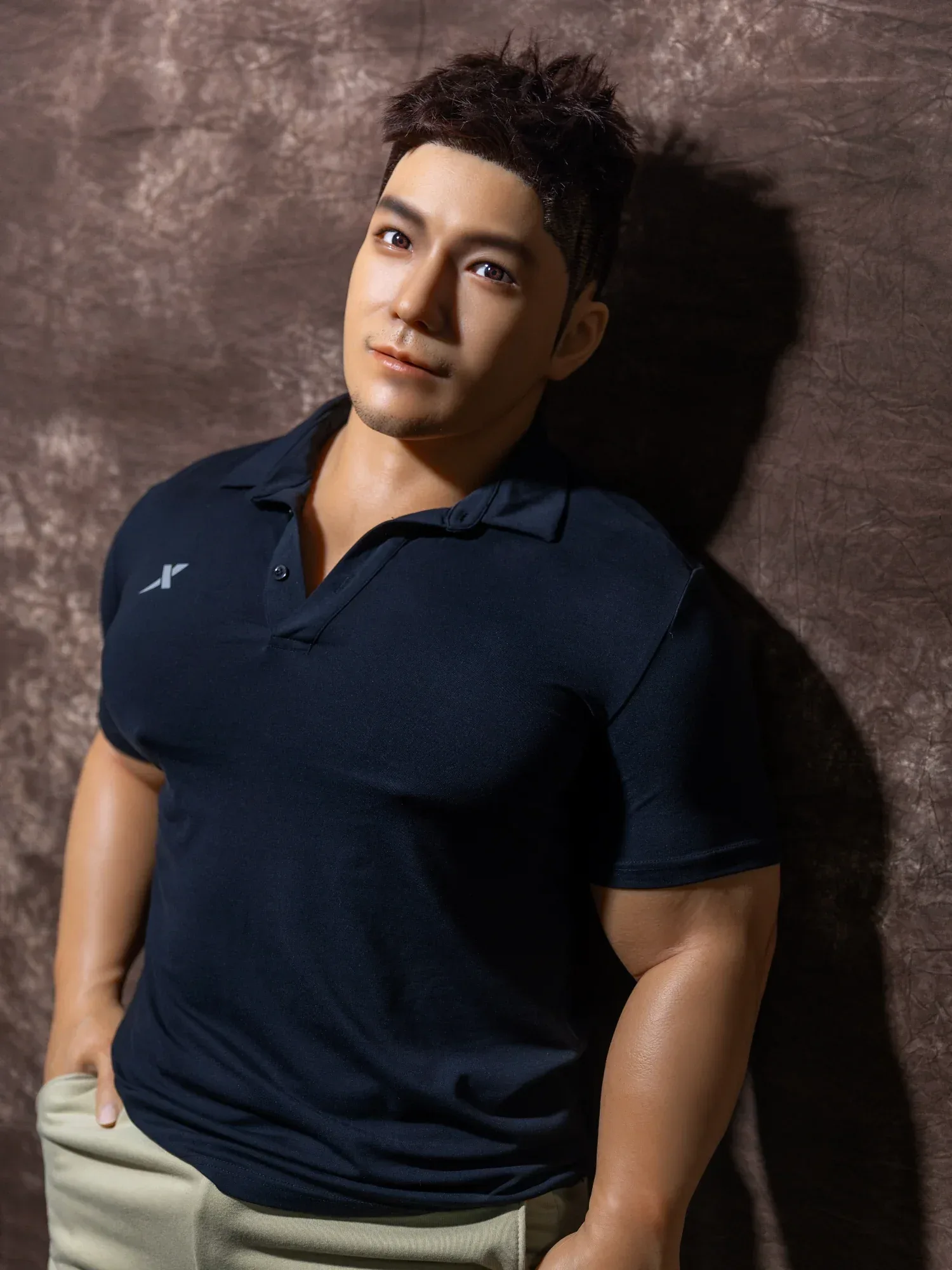 F4619-170cm\/5ft7-44kg Lifelike Male Sex Doll - Realistic Full Silicone Gay Doll with 6.69in Penis | Qita doll view 8
