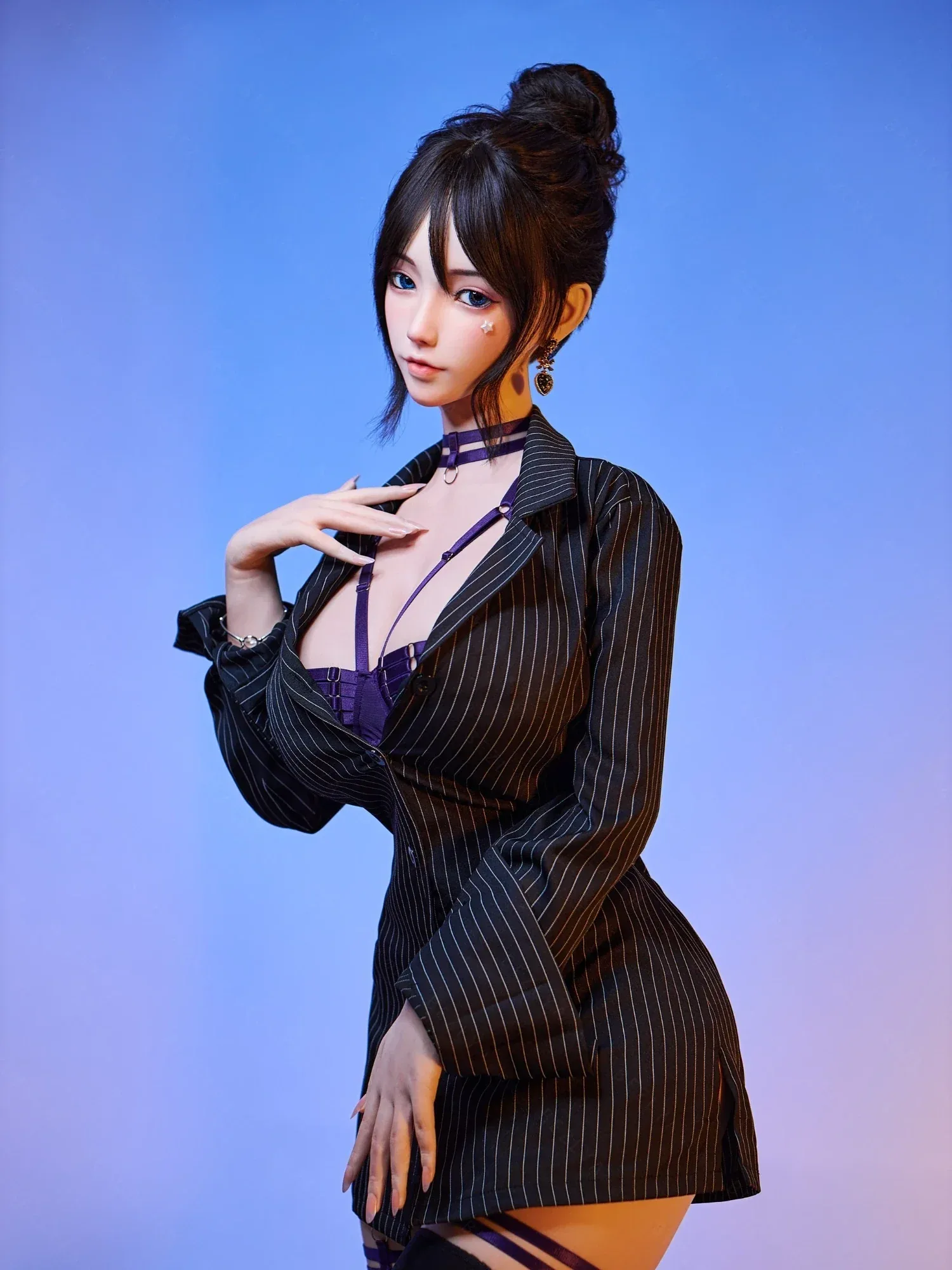 F7119-161cm(5.28ft)-32.8kg 2.2 I Cup Asian Real Silicone Japanese Office Lady Sex Doll|AITIA Doll view 9