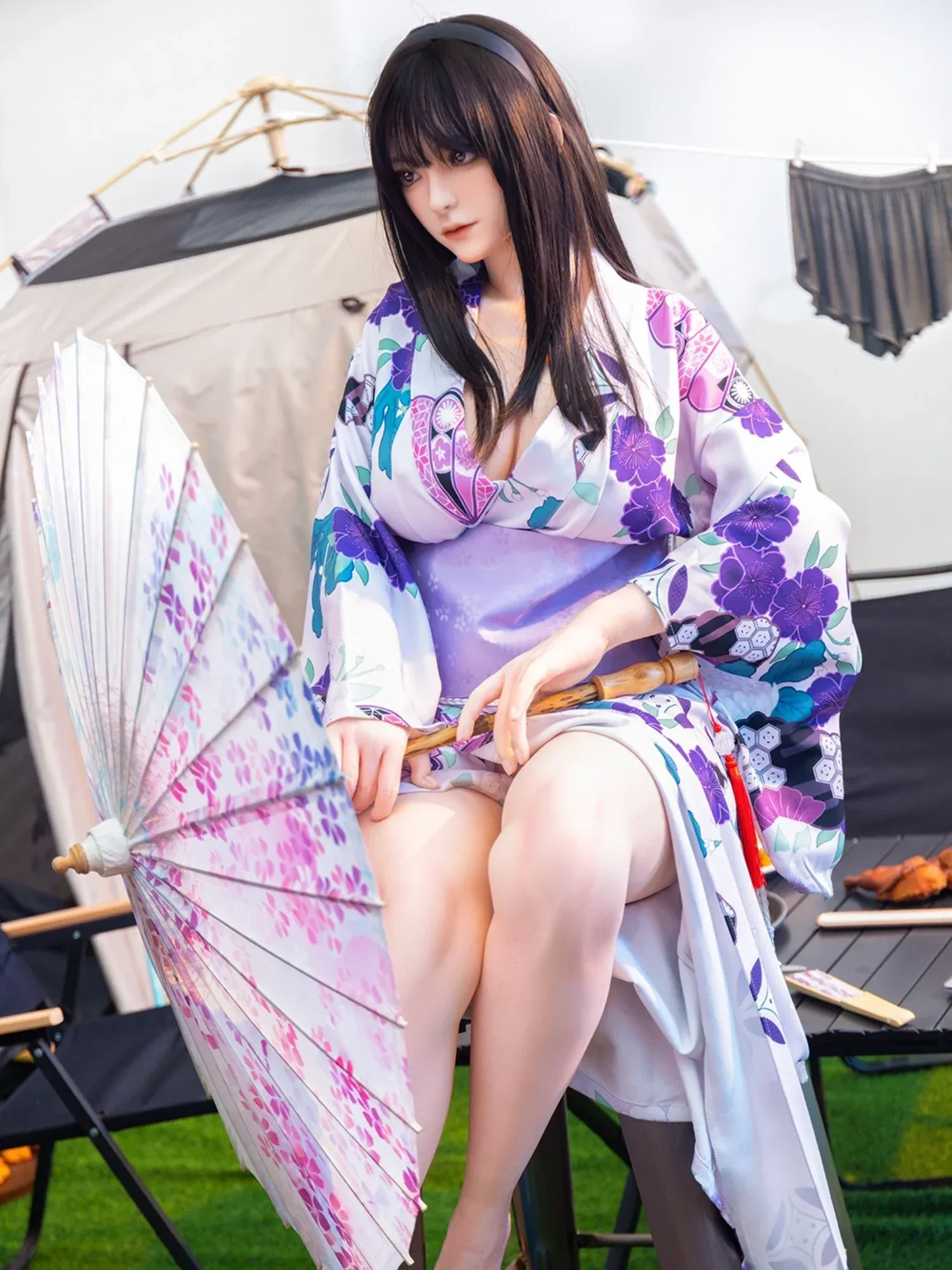 F5777—164cm\/5ft4-30kg G Cup Silicone Asian Sex Doll | Firefly Diary view 5