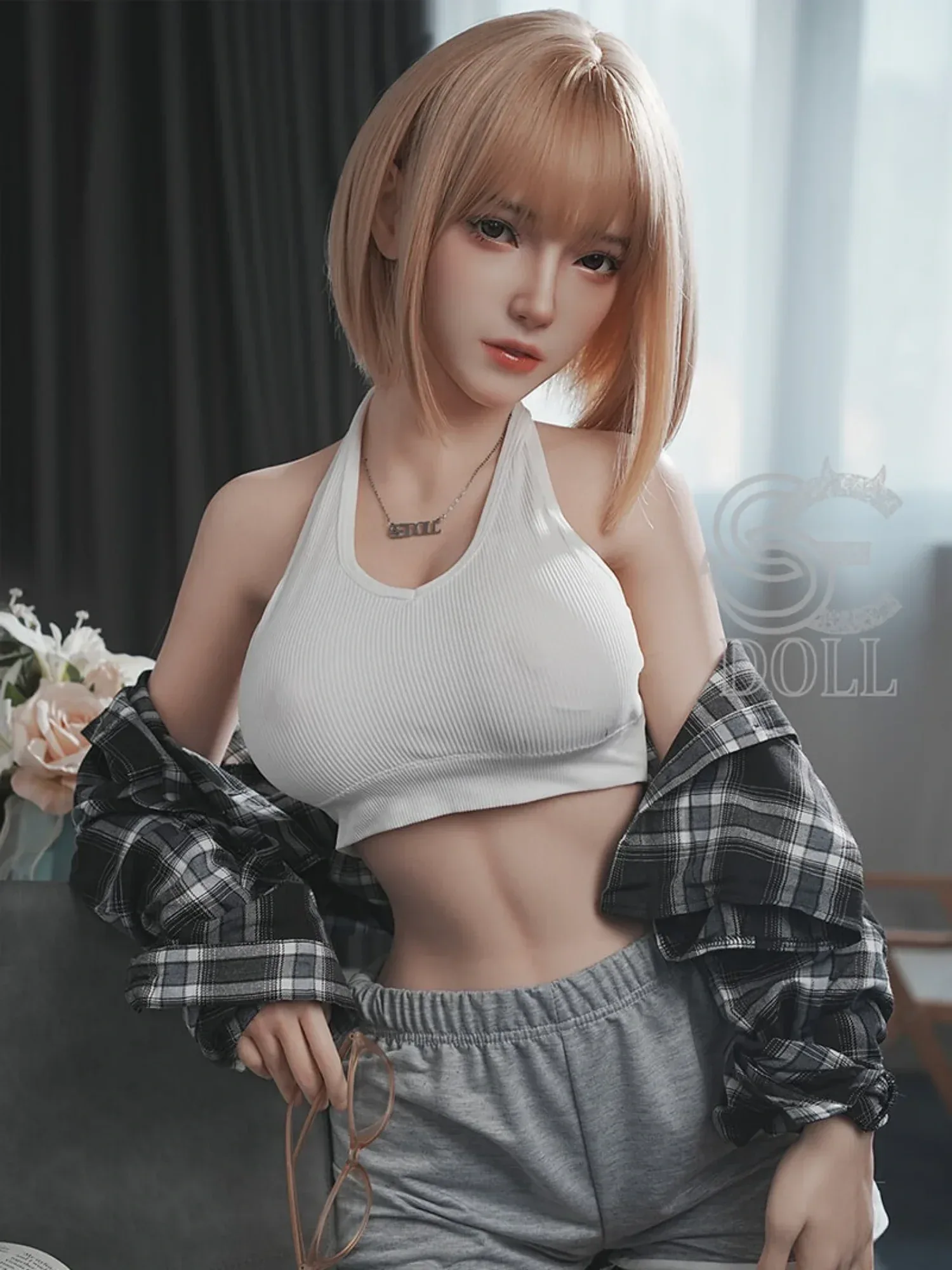 F4528-161cm(5.3ft)-34kg Bridget.A E Cup Large Breast Skinny Asian Medium butt Real Silicone Love Doll|SE Doll view 4