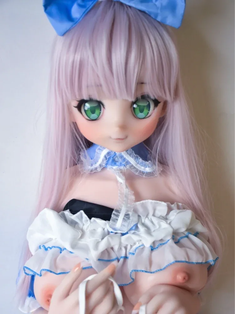 F5573-150cm\/5ft-27.5kg Petite Anime Futa Shemale Silicone Sex Doll with Customizable Detachable Dildo | Elsa Babe view 9