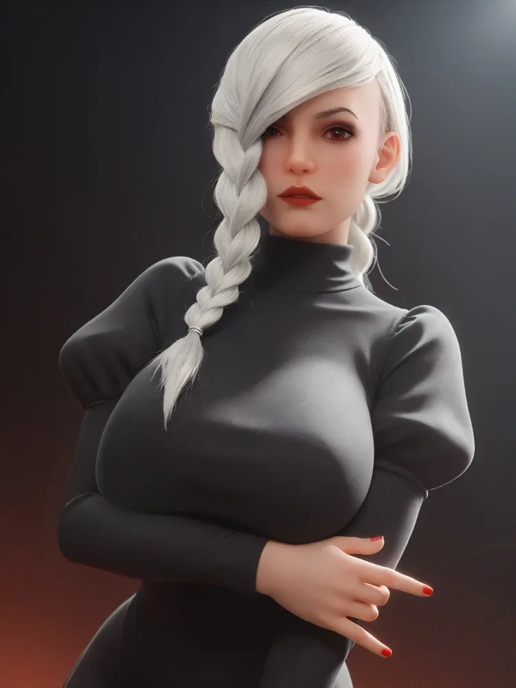 F4496- 162cm(5.3ft)-47kg  H Cup Silicone Head Sexy Anime Sex Doll丨6YE view 7
