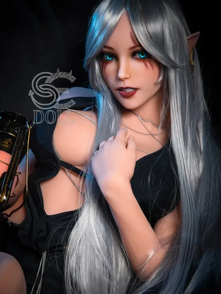 F361K-150cm\/4ft9-27kg Elsa E Cup Fansty Dark TPE Elf Anime Alien Adult Sex Doll【IN StockUS\/EU】| SE Doll view 6