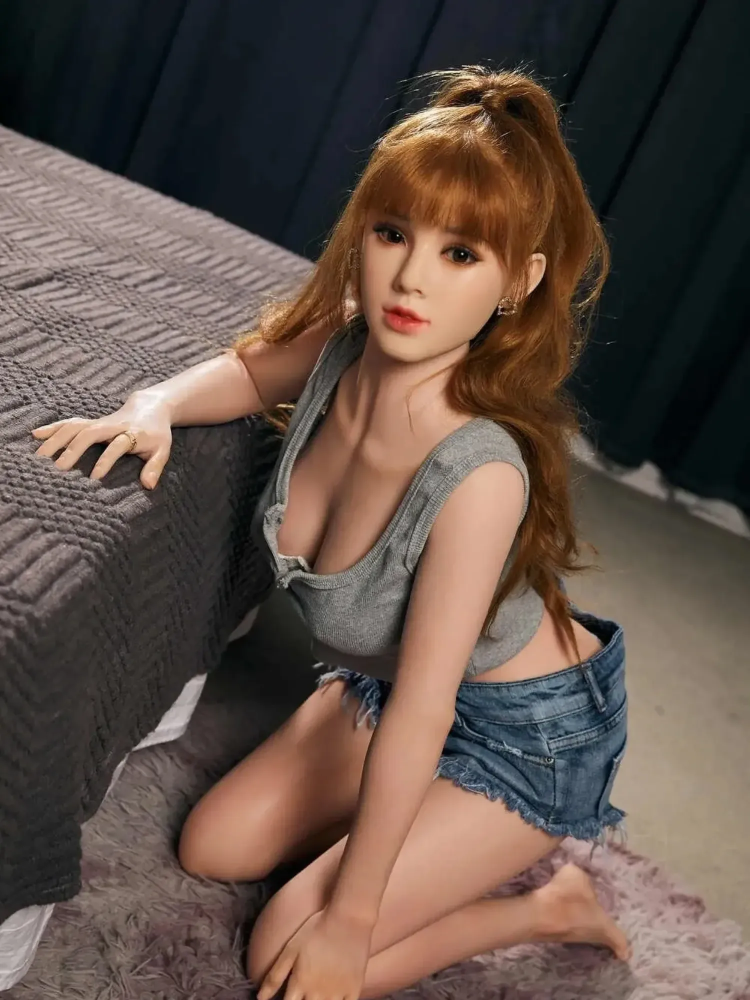 F3648-150cm\/4ft9(23kg) Crystal Petty C Cup Silicone Pure Sexy Girl Sex Doll | CST Doll view 2