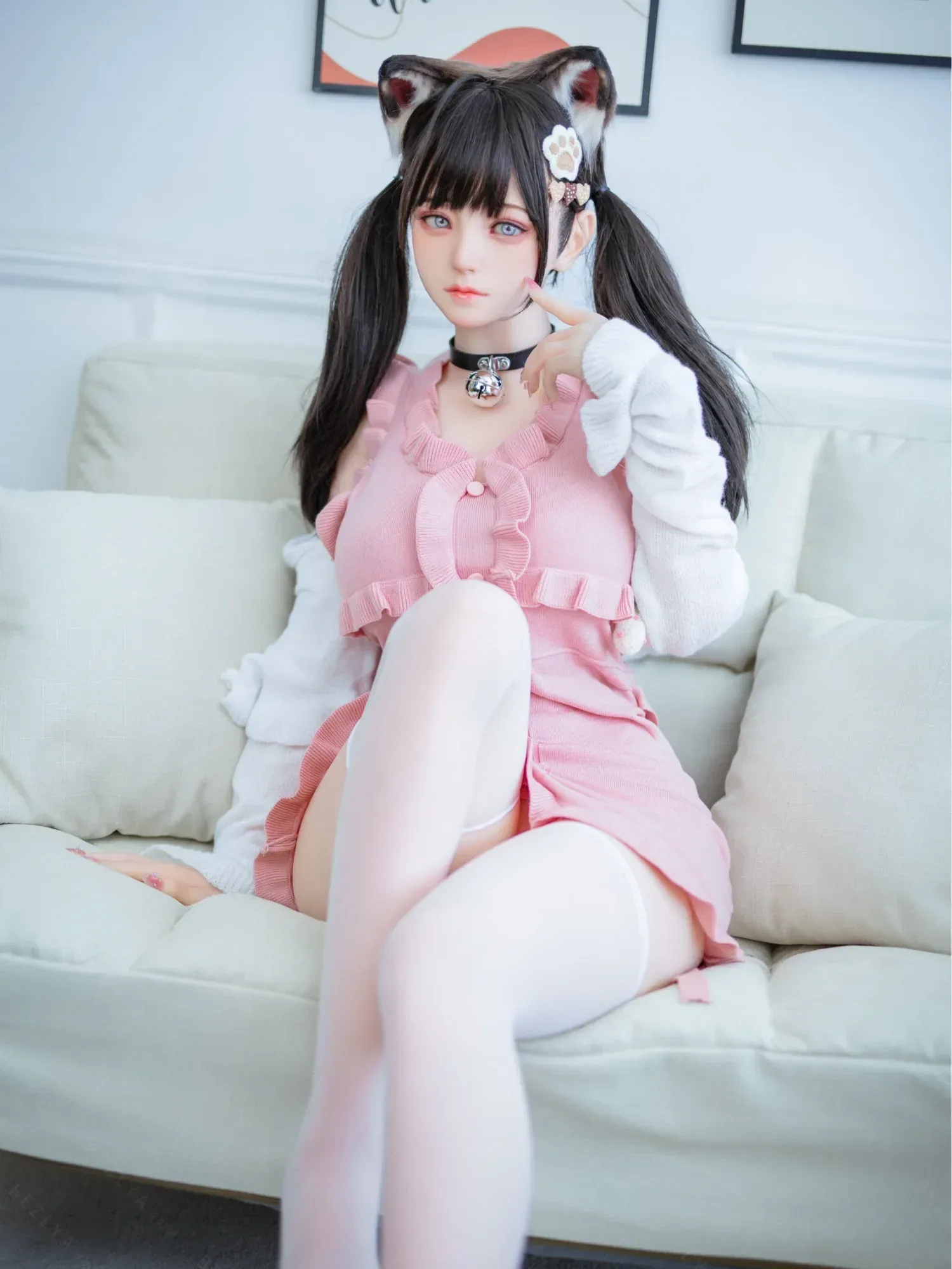 F4795-155Mcm(5.1ft)-40kg 2.0 G Cup Asian Robot Anime Silicone Head Cute Teen Sex Doll|Bezlya Doll view 7