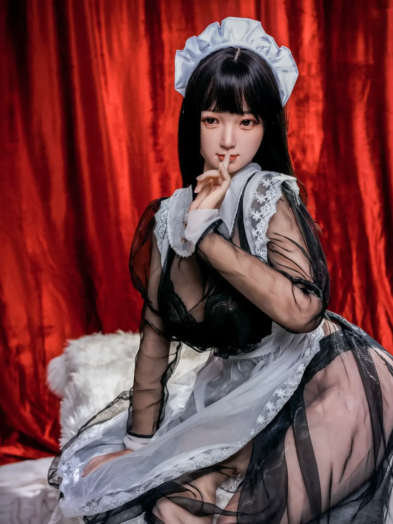 F4706-155Mcm(5.1ft)-40kg 2.0 G Cup Asian Robot Silicone Head Chinese Sex Doll|Bezlya Doll view 8