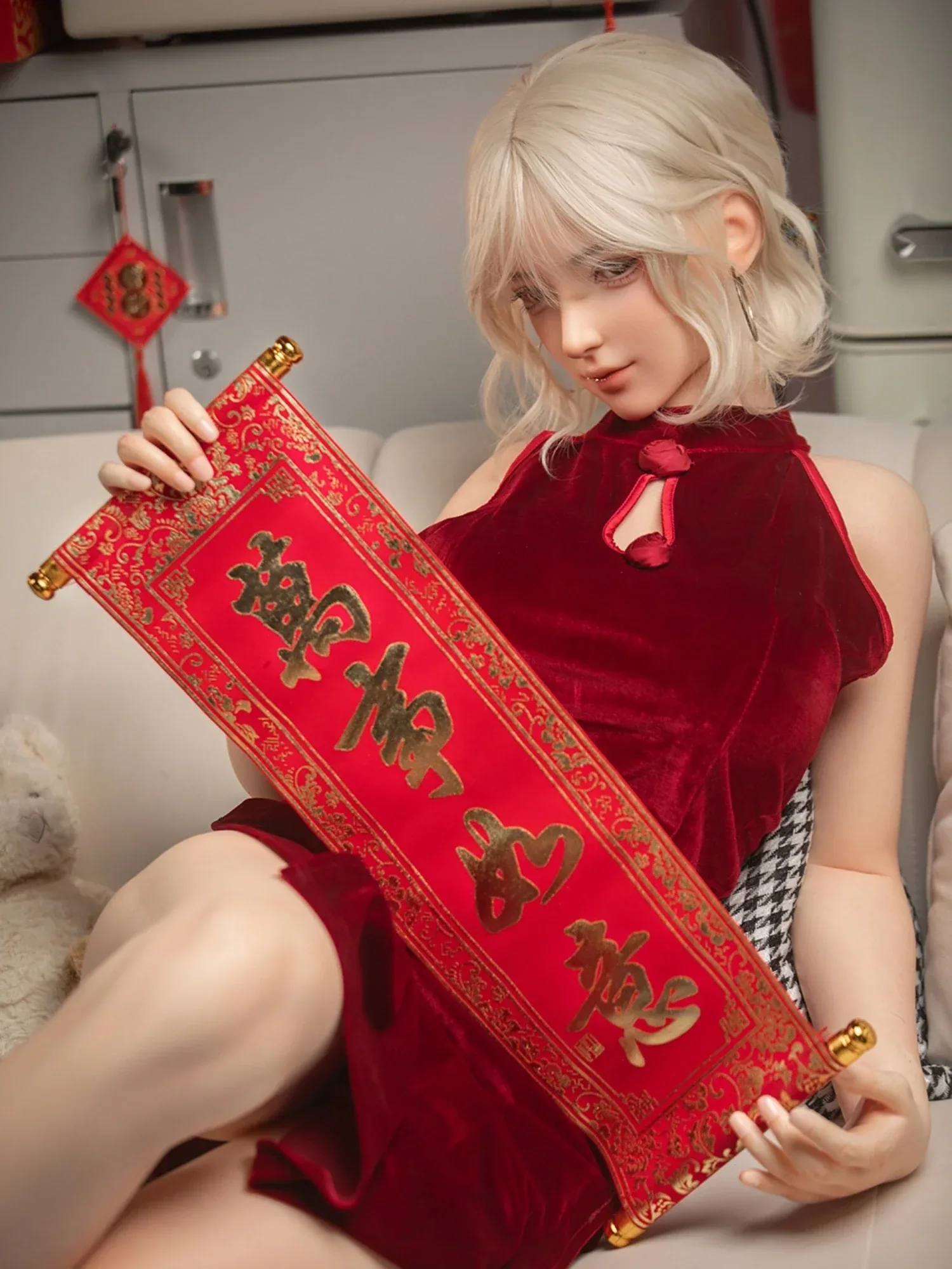 F5758—164cm\/5ft4-30kg G Cup Silicone Asian Sex Doll | Firefly Diary view 4