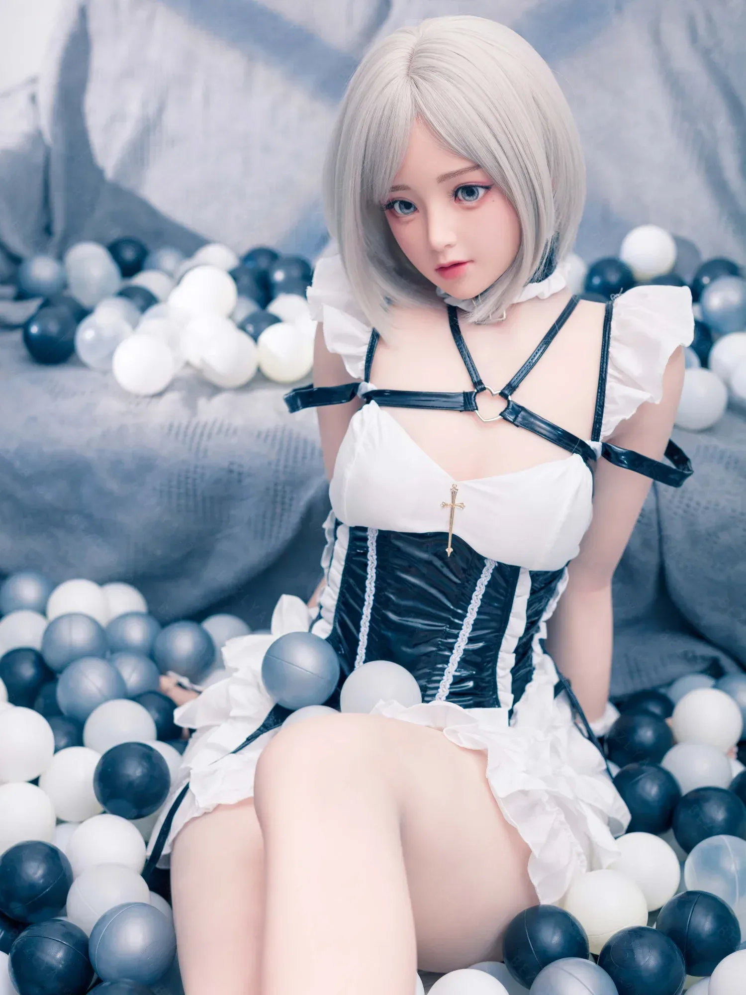 F4768-155Rcm(5.1ft)-37kg 2.0 A Cup Robot Silicone Head Adult Asian Chinese Sex Doll|Bezlya Doll view 10