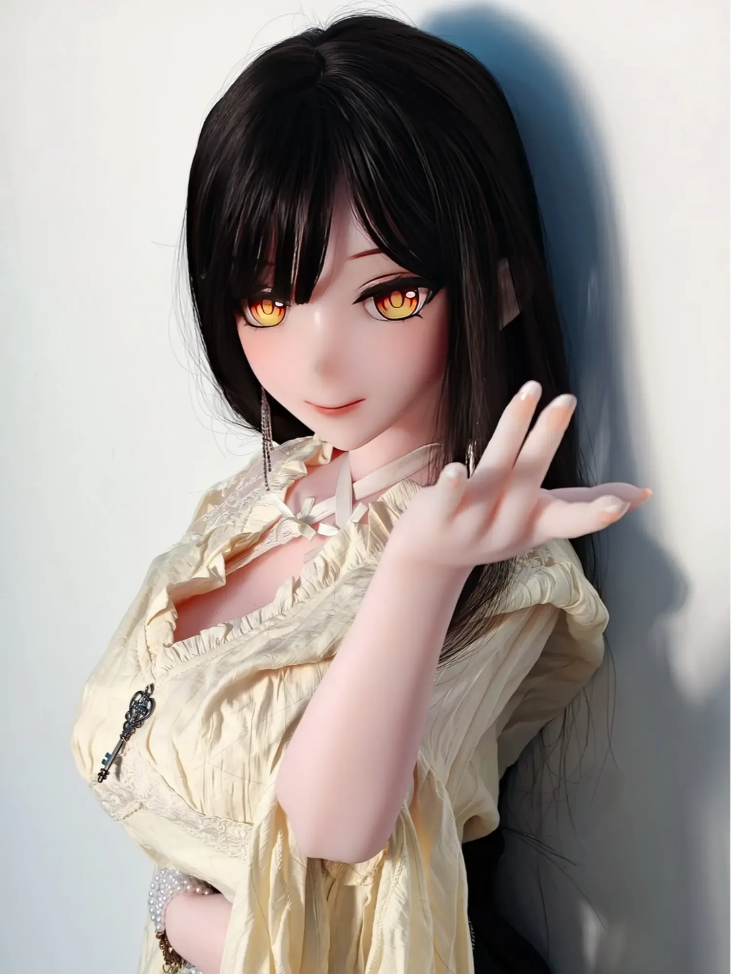 F8500-150cm\/5ft-27.5kg Silicone Head Anime Life Sized Sex Hentai doll | Elsa Babe view 12