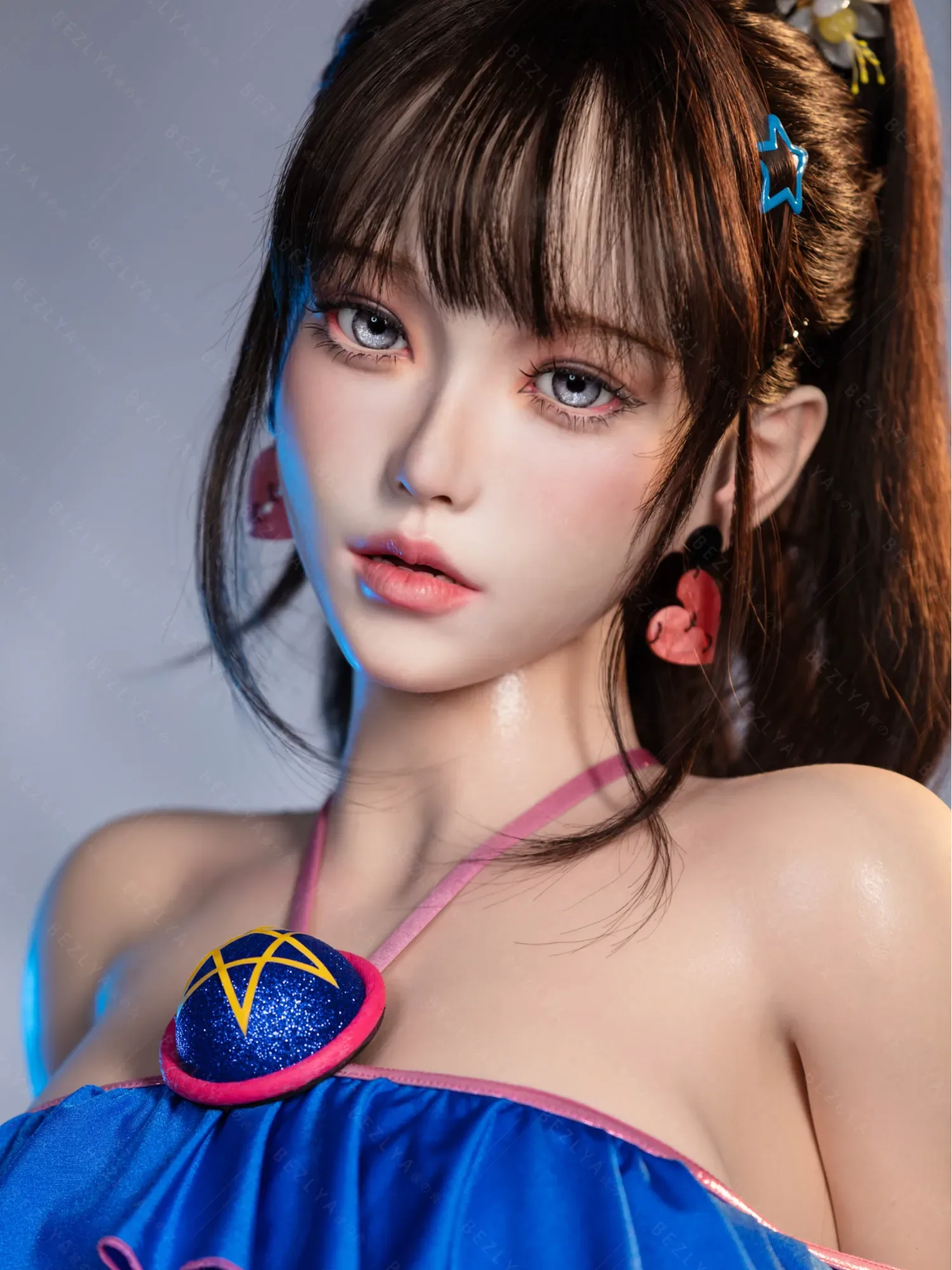 F5933-155Mcm(5.1ft)-38kg 2.2cf E Cup Mini ROS Silicone Asian Anime celebrity Sex Doll|AITIA Doll view 9