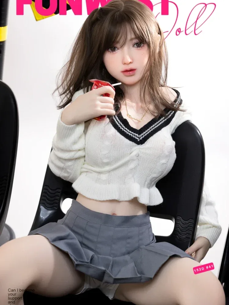 F2238-152cm(5ft)D Cup White Amy TPE Petite Mini Asian Sex Doll – Realistic Silicone Body for Ultimate Pleasure|Fun West Doll view 3