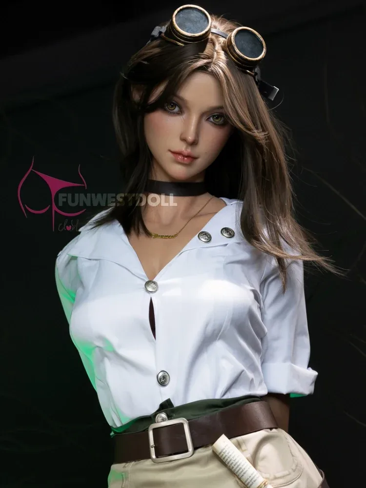 F8612-168cm(5.5ft)-42kg D Cup ROS Silicone Sex Doll 【IN STOCK USA\/EU】｜Fun West Doll