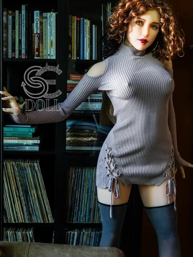 F958-163cm(5.3ft)-37kg E Cup TPE Latin Anime Sexy Girl Curly Hair Fuck Doll|SE Doll view 3