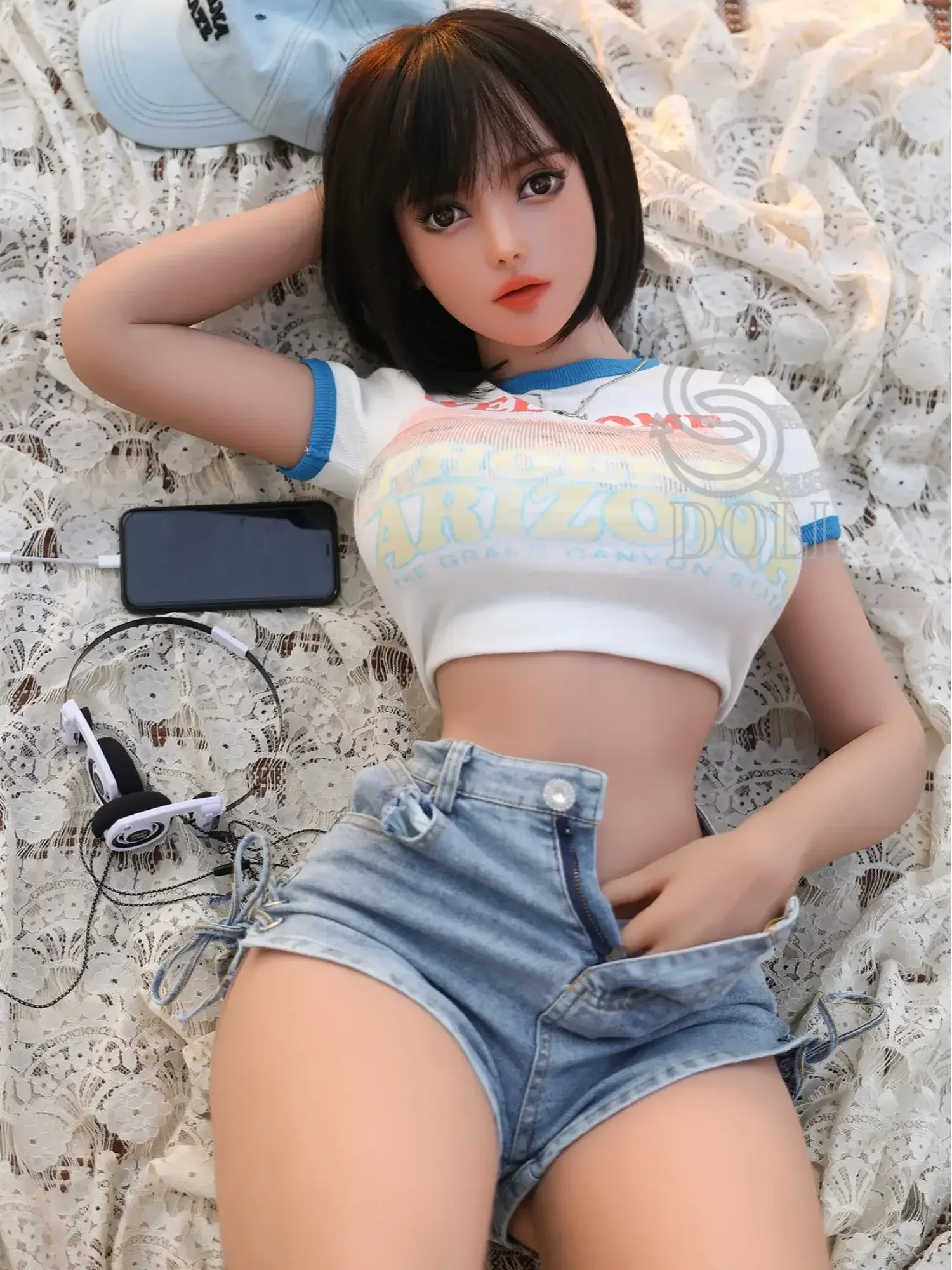F3690-161cm(5.3ft)-35kg Stella F Cup TPE Brunette Asian Chinese Girl Love Doll|SE Doll view 2