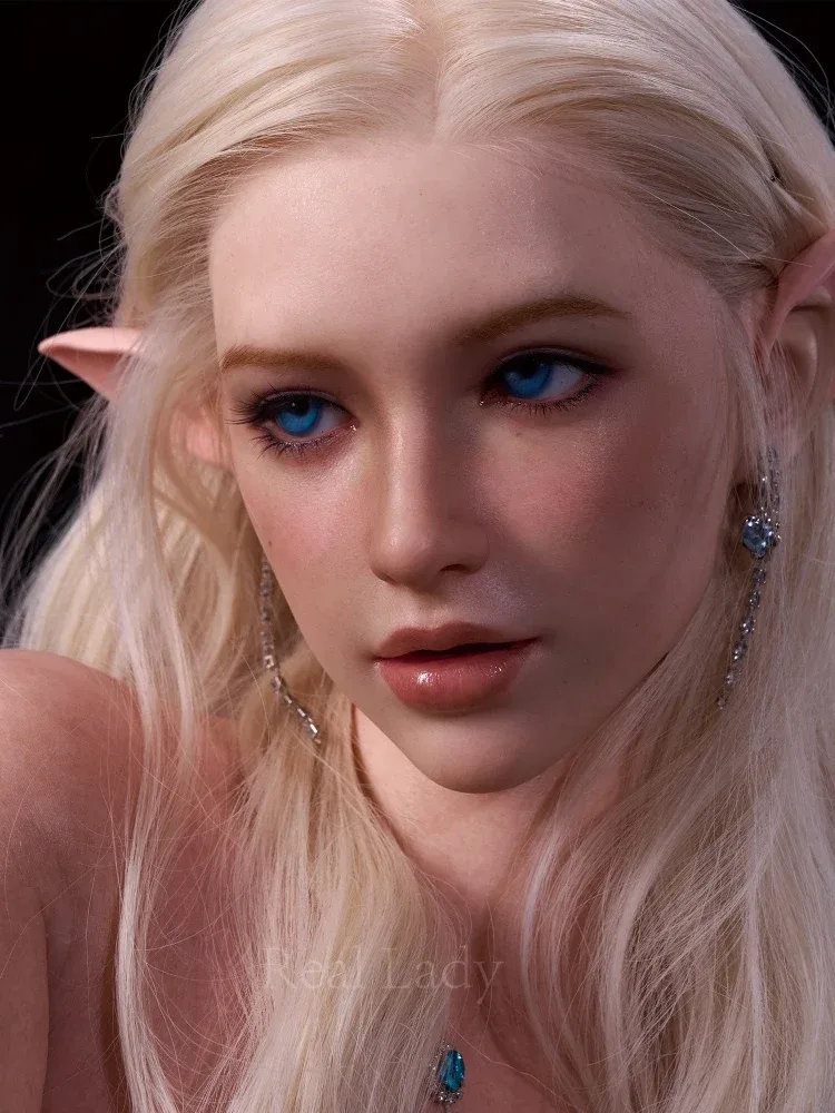 F2552-159cm(5.2ft)-33.5kg H Cup ELF R8 Silicone Best Realistic Sex Dolls|Real Lady view 3