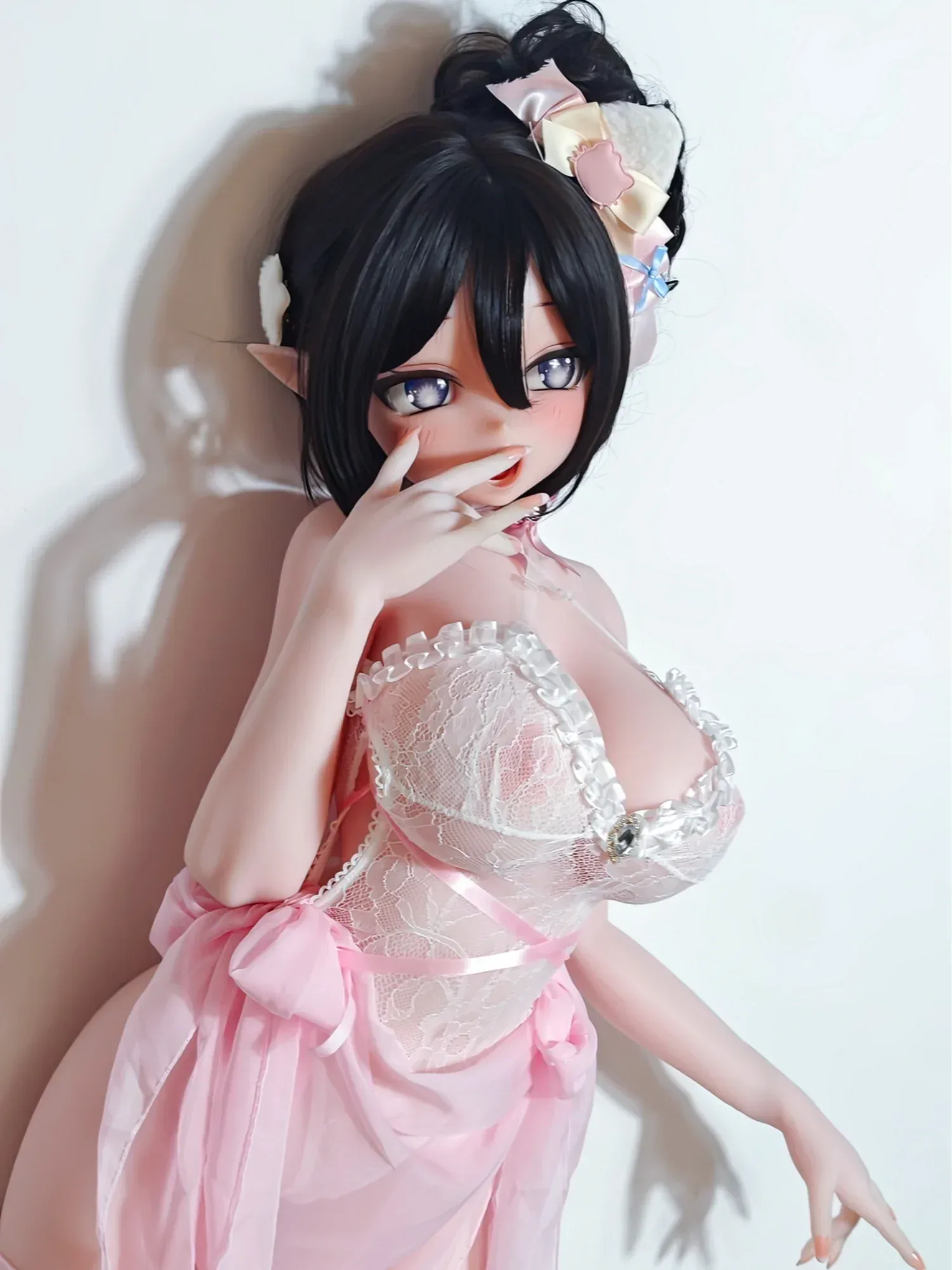 F9304-150cm\/5ft-27.5kg Silicone Head Anime sex doll tiny | Elsa Babe view 8