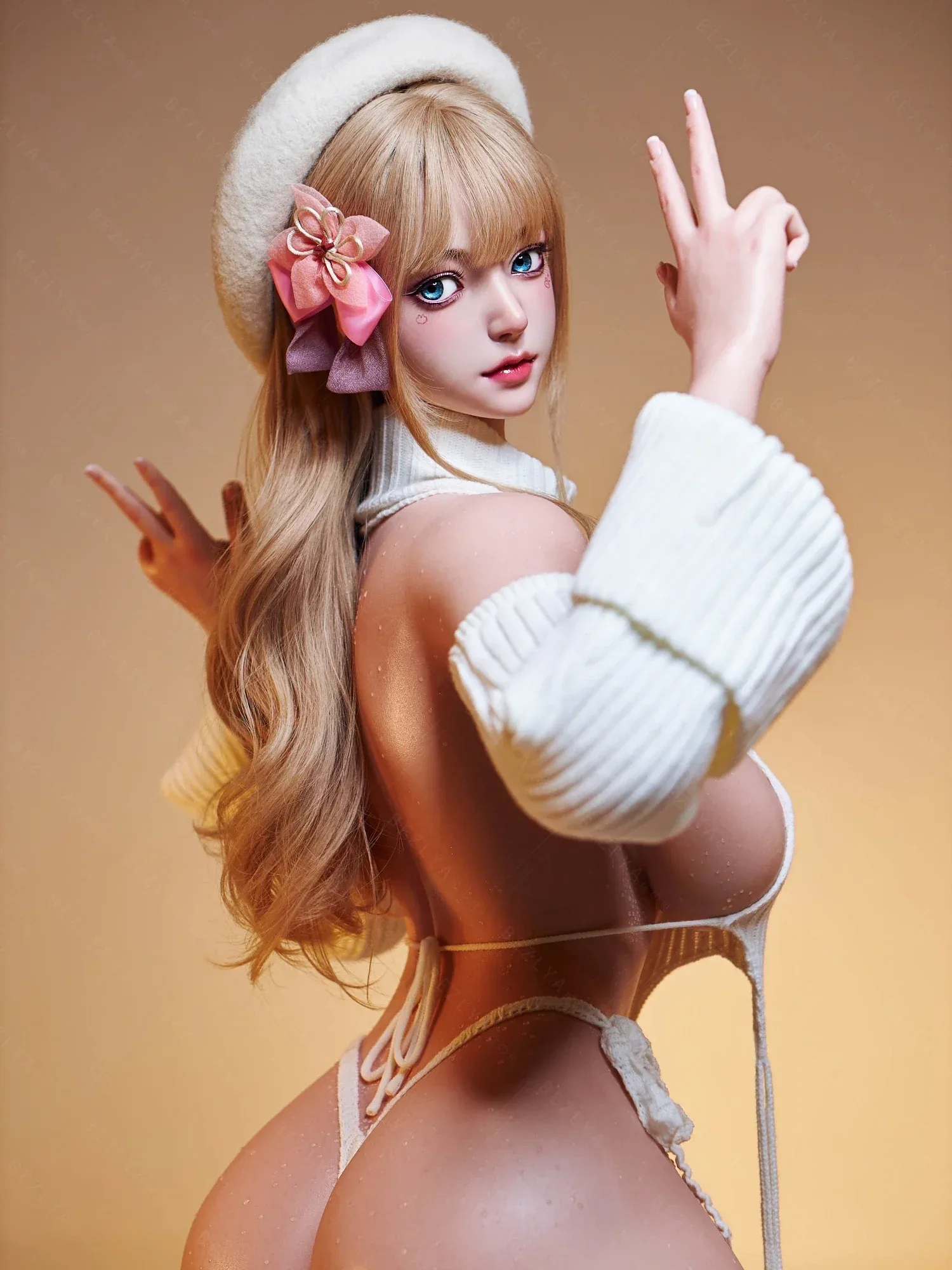 F7115-155Mcm(5.12ft)-34.5kg 2.1 I Cup Robot Silicone Head Adult Asian Sex Doll|Bezlya Doll view 6
