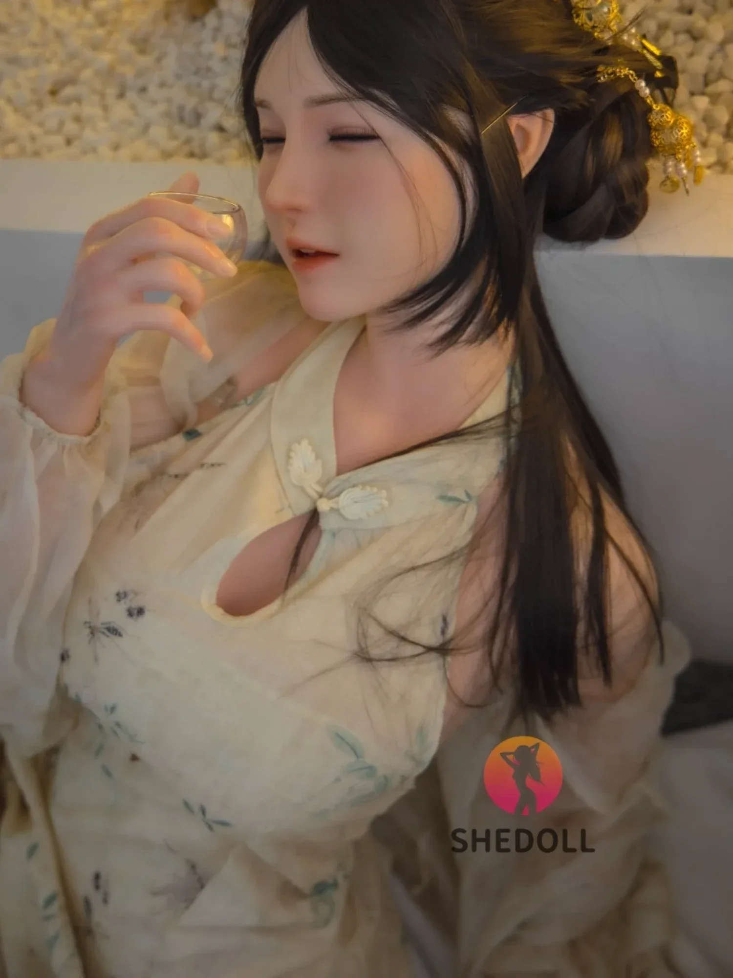F6043—165cm\/5ft4-56kg E Cup Asian Silicone Sex Doll | SHEDOLL view 4