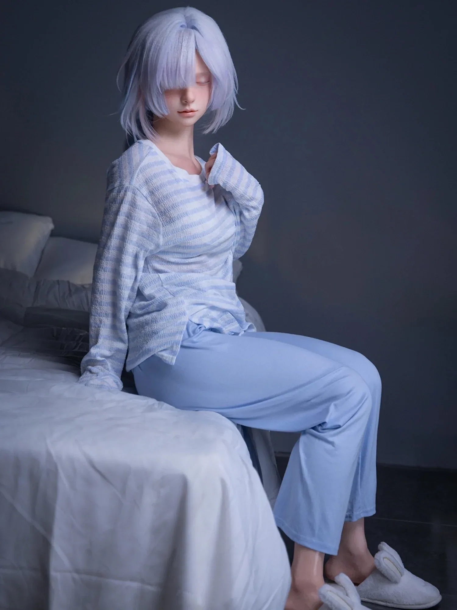 F6313—153cm\/5ft4-28kg B Cup Silicone Closed Eye Small Breasted Sex Doll | Firefly Diary MAX view 5