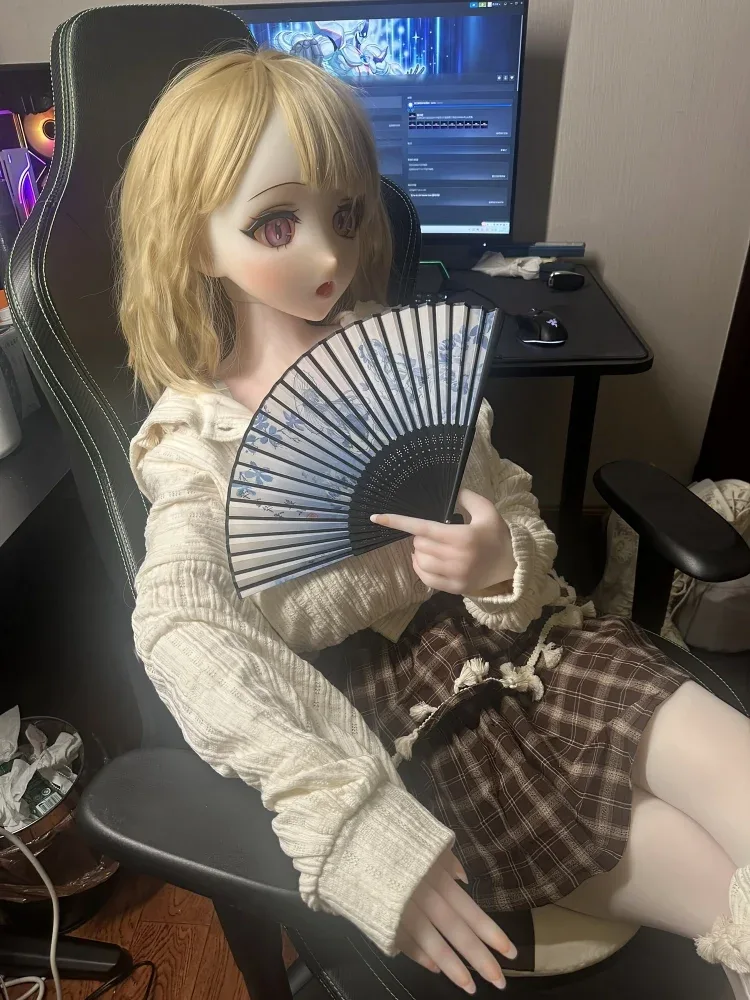 F8195-165cm\/5ft4-34.7kg Silicone Anime Sex Doll|Elsa Babe view 6