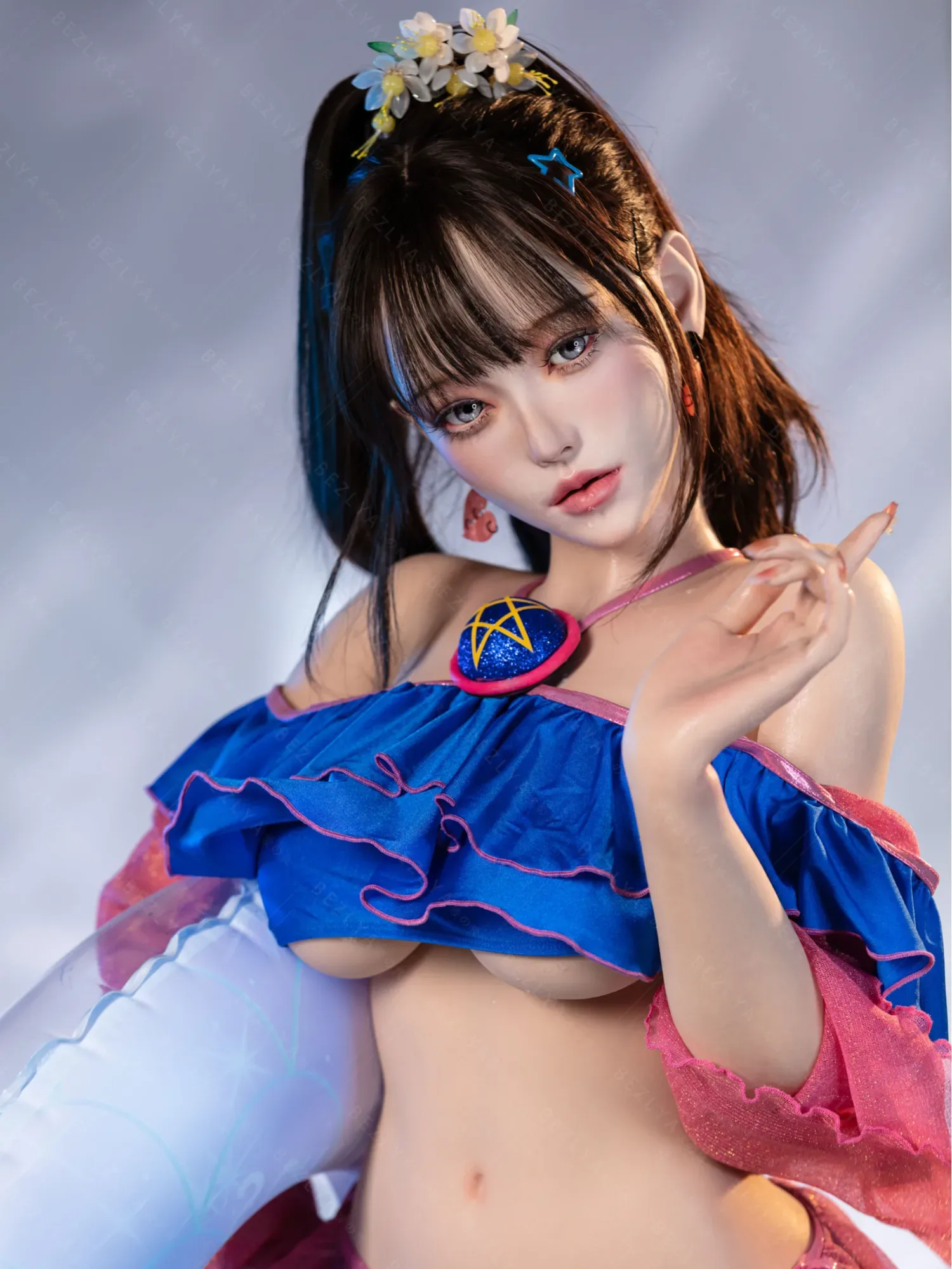 F5933-155Mcm(5.1ft)-38kg 2.2cf E Cup Mini ROS Silicone Asian Anime celebrity Sex Doll|AITIA Doll view 11