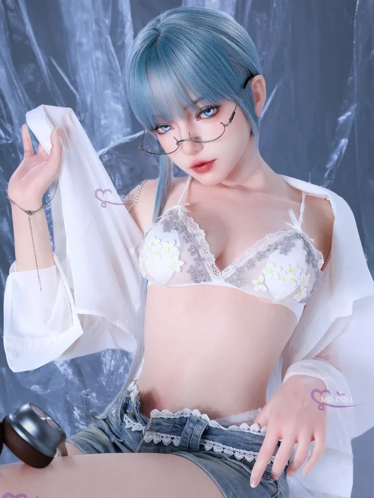 F725-159cm\/5ft22-27kg A Cup Small Breasts Silicone Sex Doll with Realistic Skin Texture | MD Doll view 9