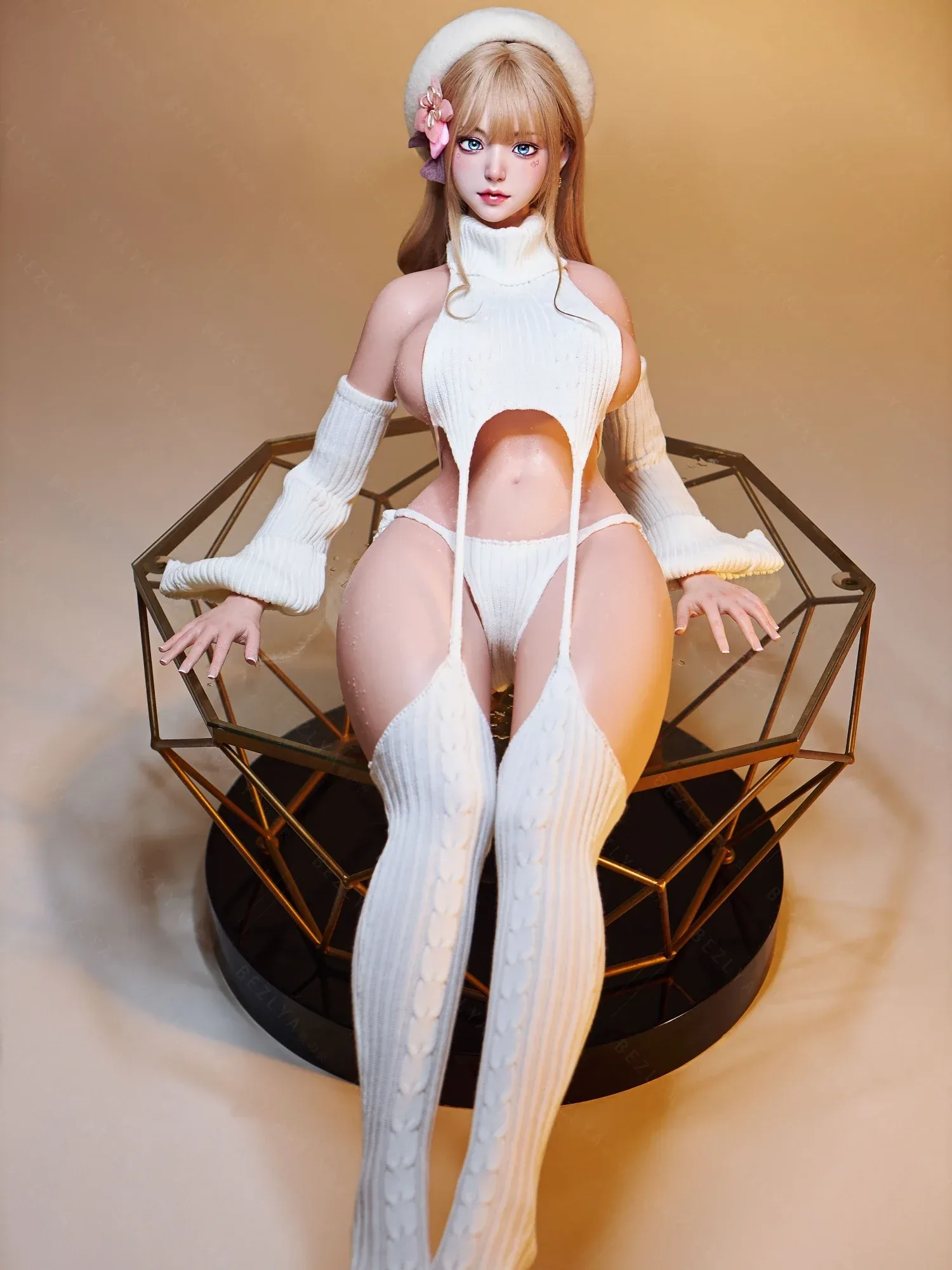 F7115-155Mcm(5.12ft)-34.5kg 2.1 I Cup Robot Silicone Head Adult Asian Sex Doll|Bezlya Doll view 8