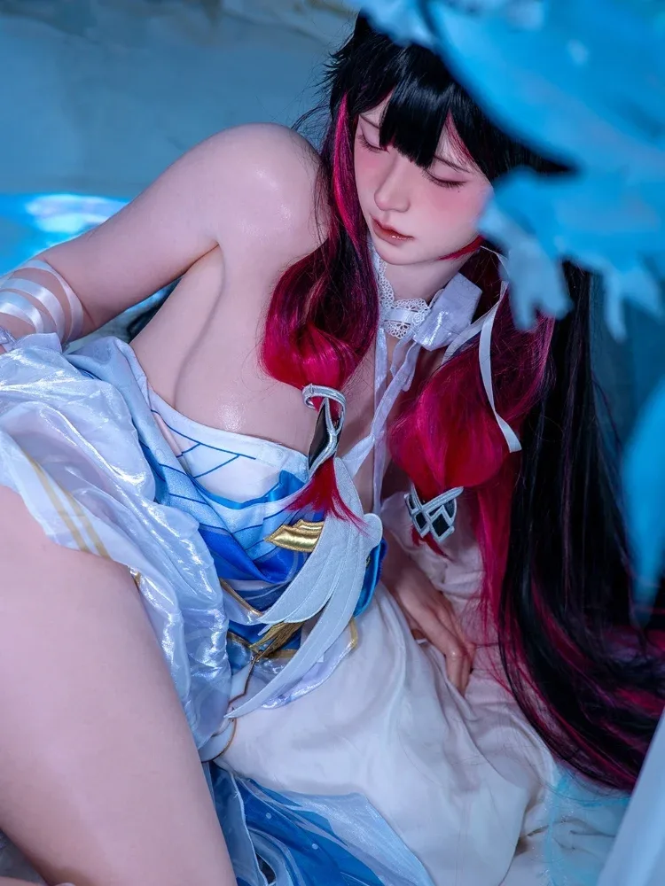 F733—165cm\/5ft4-34kg D Cup Closed-Eye Silicone Realistic Sex Doll Asian | Firefly Diary Max view 7