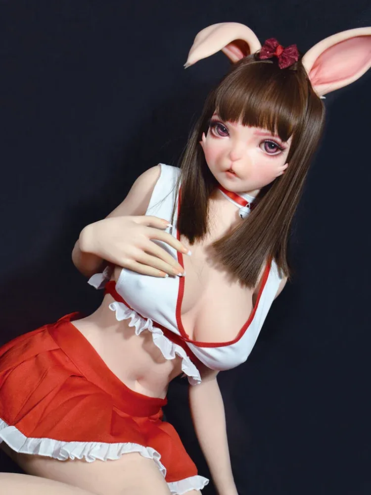 F1528-150cm\/5ft-27.5kg Full Silicone Cosplay-Inspired Furry Rabbit Sex Doll – Real Fur Touch \u0026 Lifelike Flexibility | Elsa Babe view 3