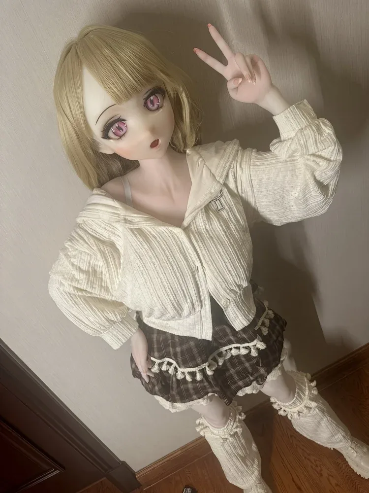 F8195-165cm\/5ft4-34.7kg Silicone Anime Sex Doll|Elsa Babe view 8