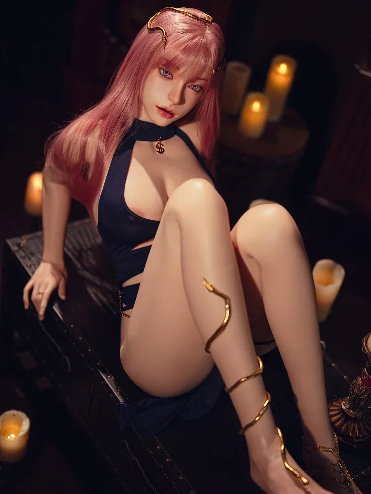 F7627-164cm(5.4ft) 36kg D Cup Silicone Body+Movable Jaw Head Sex Doll丨SY Doll view 11