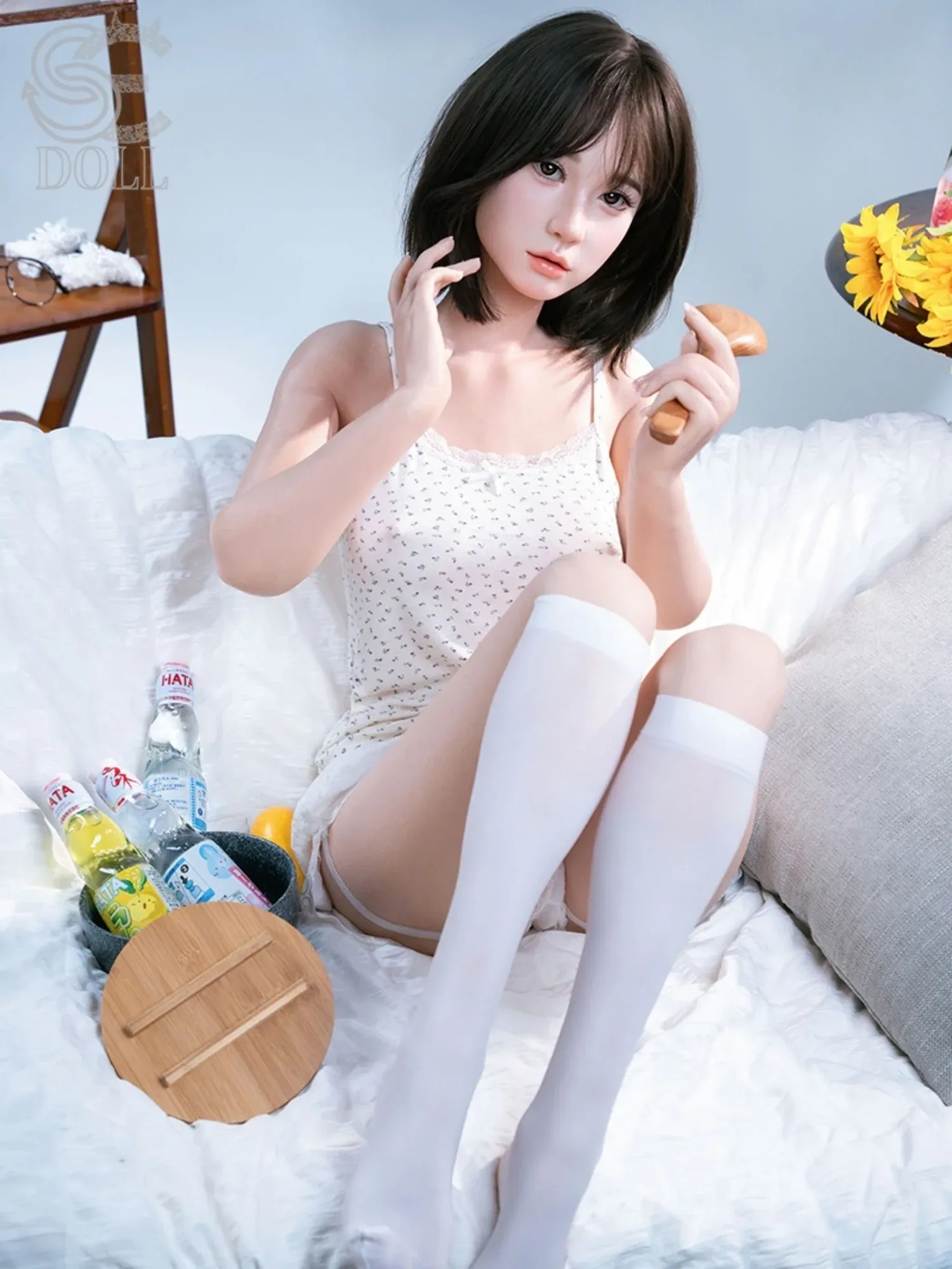 F6328-SE Doll A Cup Silicone Asian Sex Doll 153cm \/ 5ft 27kg Small Breasts Realistic Skin view 7