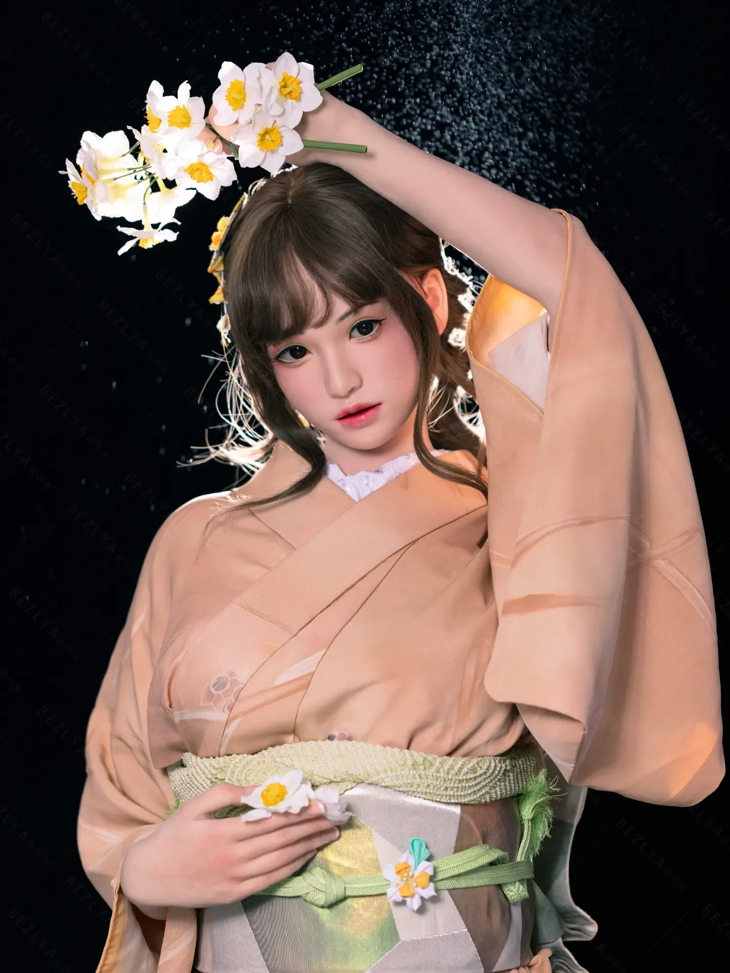 F4780-162cm(5.4ft)-39.5kg 2.2u B Cup Asian Real Silicone Japanese Sex Doll｜AITIA Doll