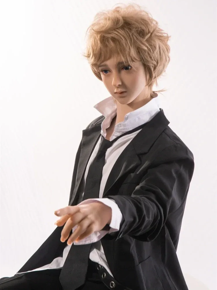 F112-165cm-37kg Edward Golden Hair Tpe Prince Femboy Sex Doll -Qita Doll view 7
