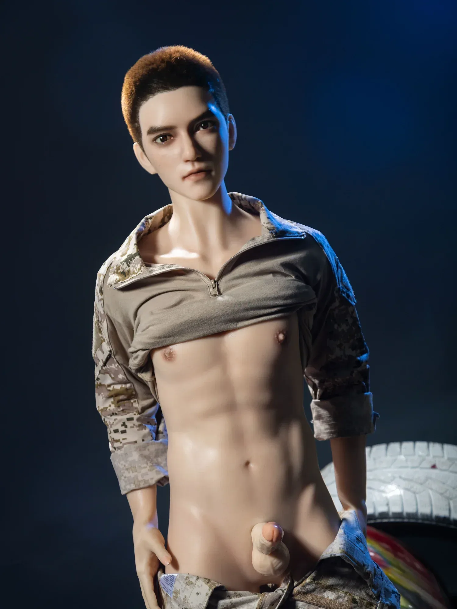F4611-165cm\/5ft5-36.5kg Femboy Sex Dolls Realistic Silione Male - Qita doll view 2